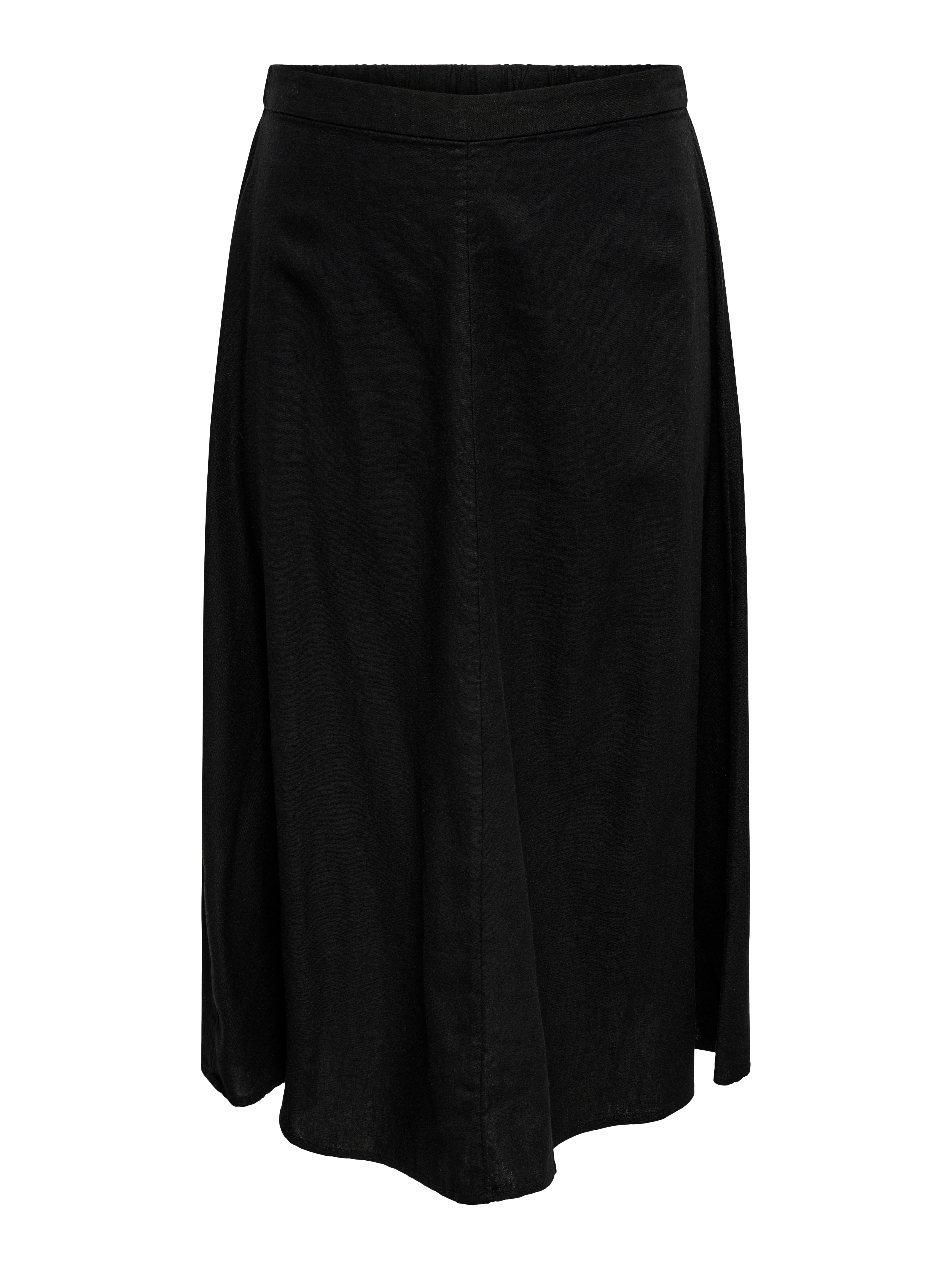 Thumbnail - Cargoa Leinen Rock Langer Rock