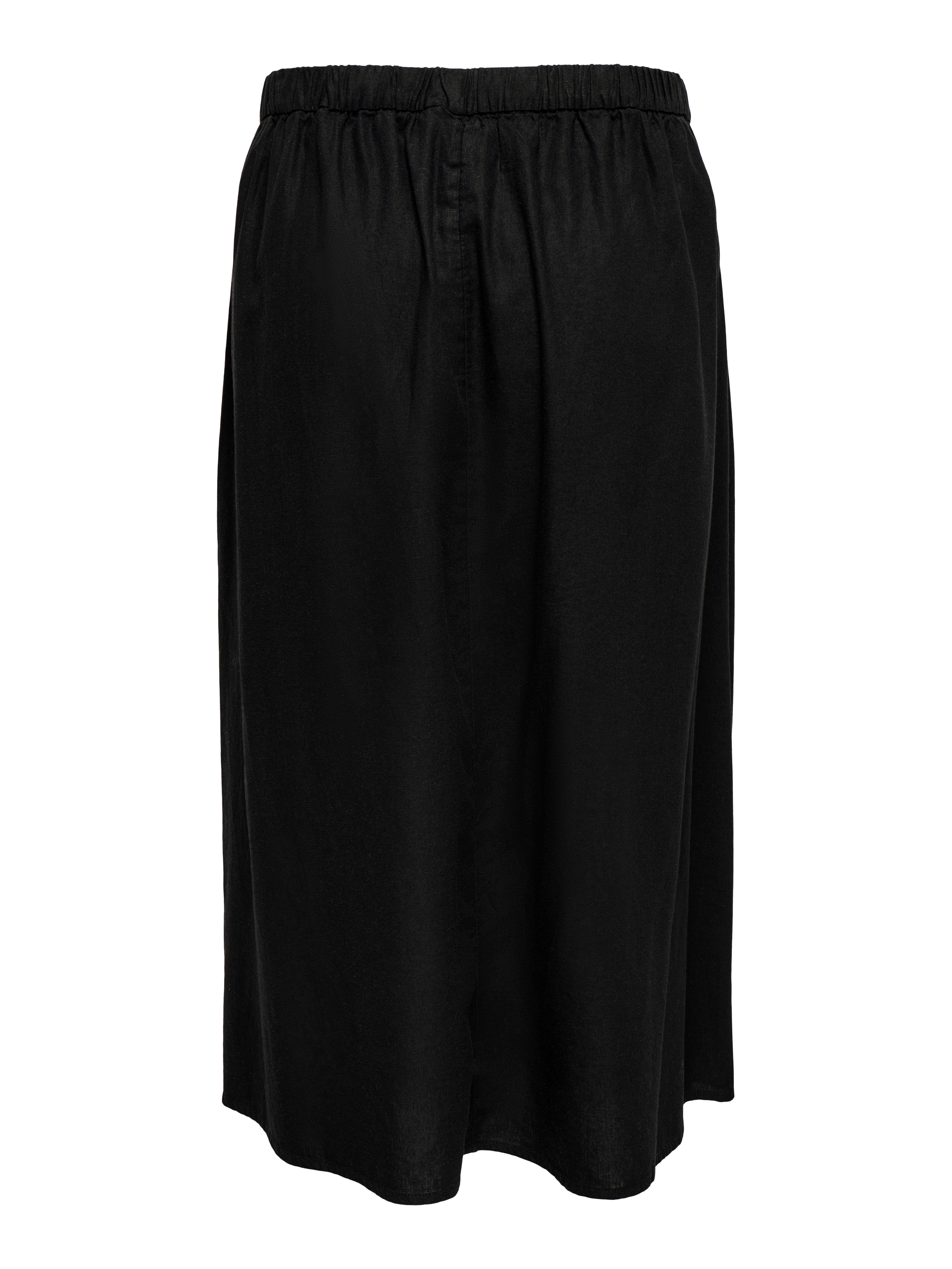 Thumbnail - Cargoa Leinen Rock Langer Rock