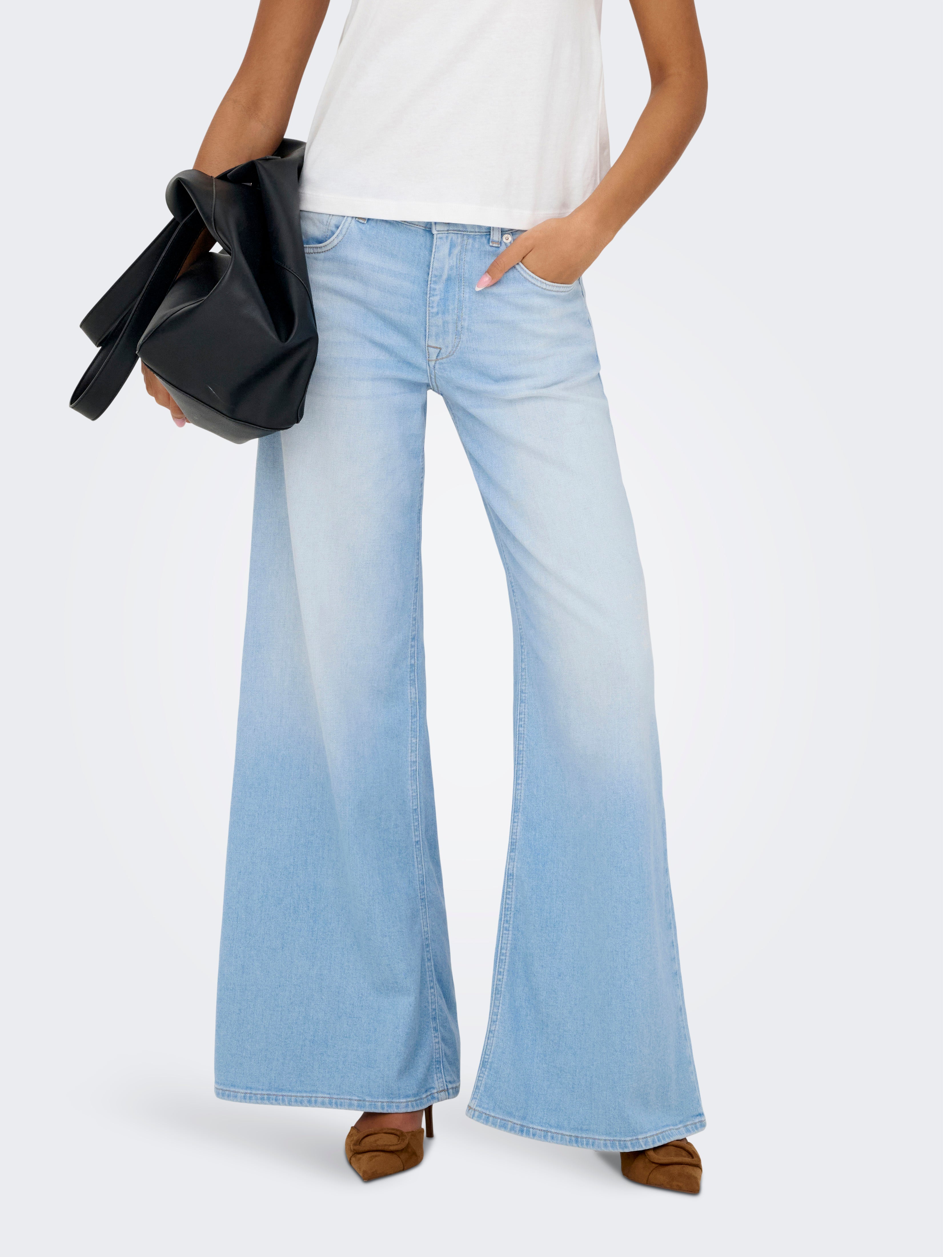 Onlcalifornia Mittlere Taille Flared Jeans
