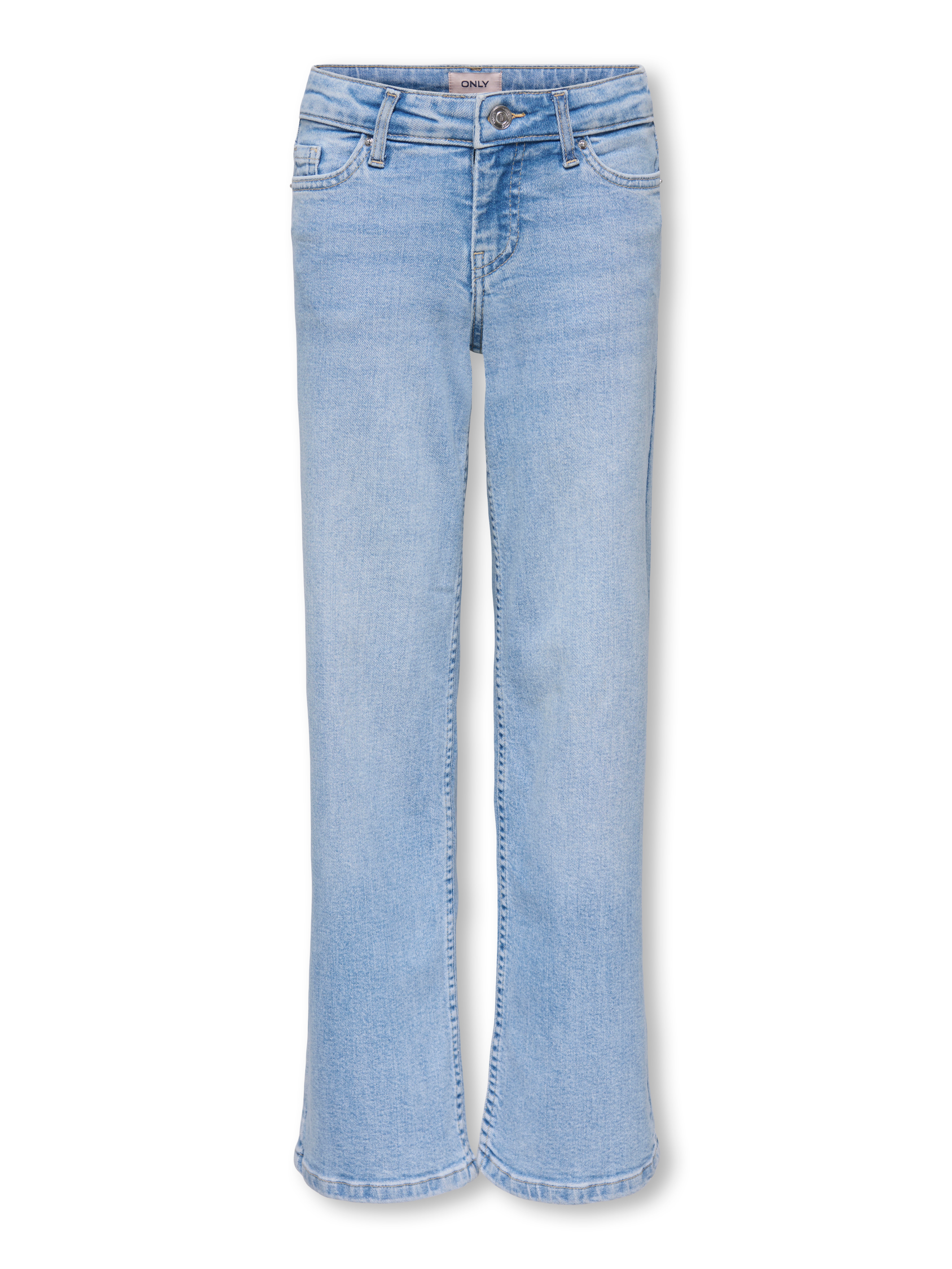 Kogjudy-o Niedrige Taille Weiter Beinschnitt Jeans