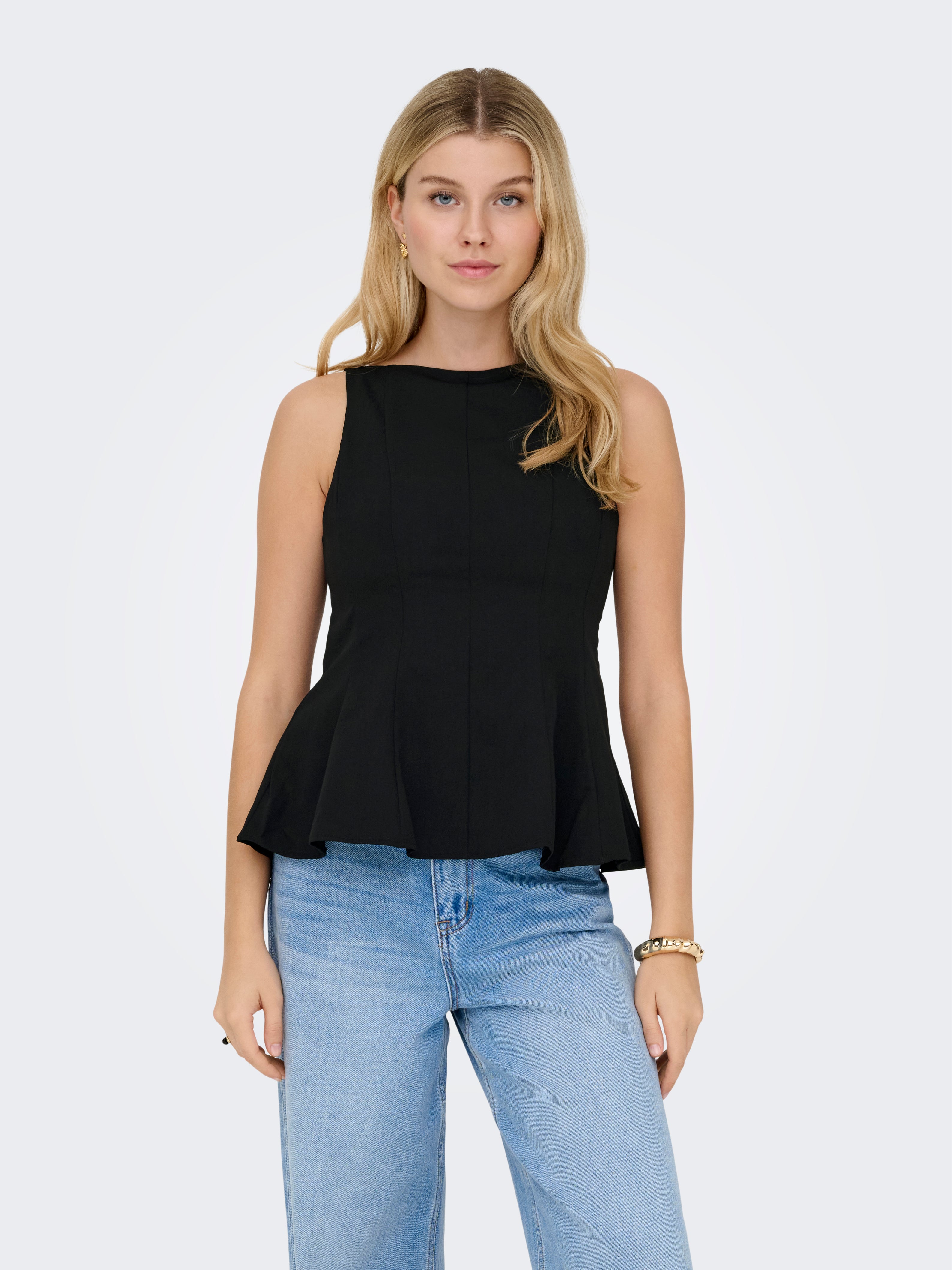 Onlunita Top Mit Schößchen