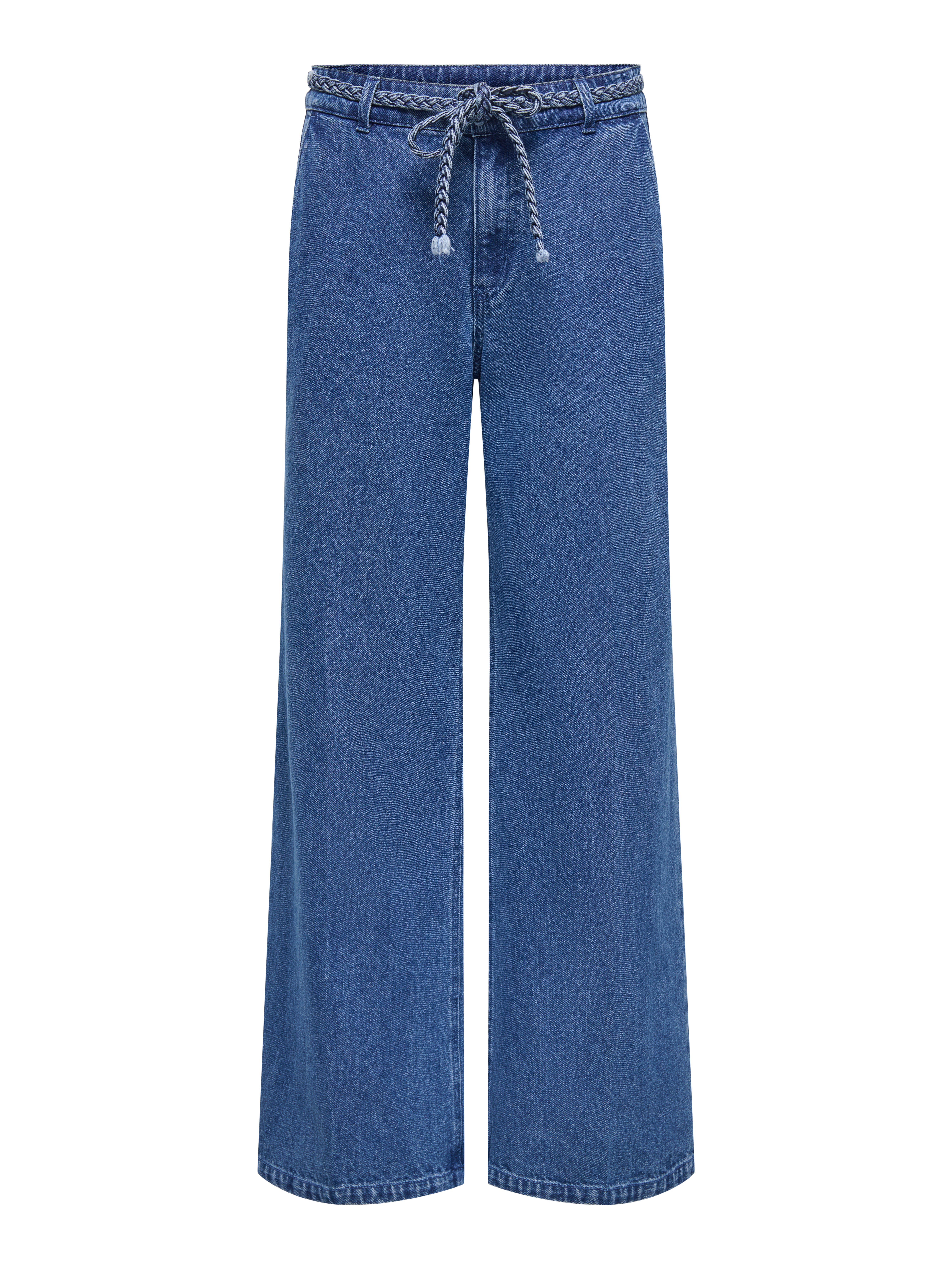 Thumbnail - Onlarlene Hohe Taille Weiter Beinschnitt Jeans