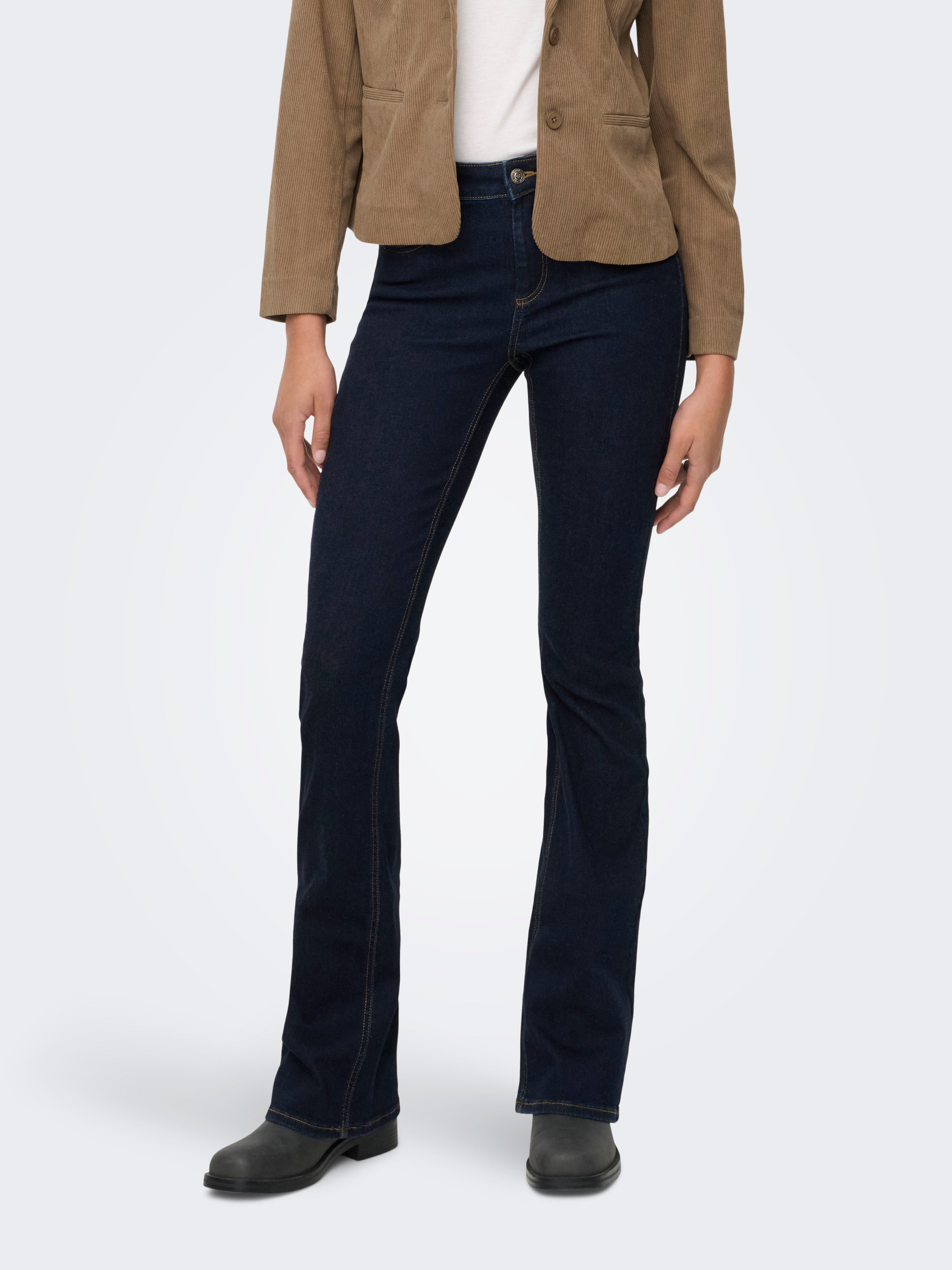 Onlblush Mittlere Taille Flared Jeans