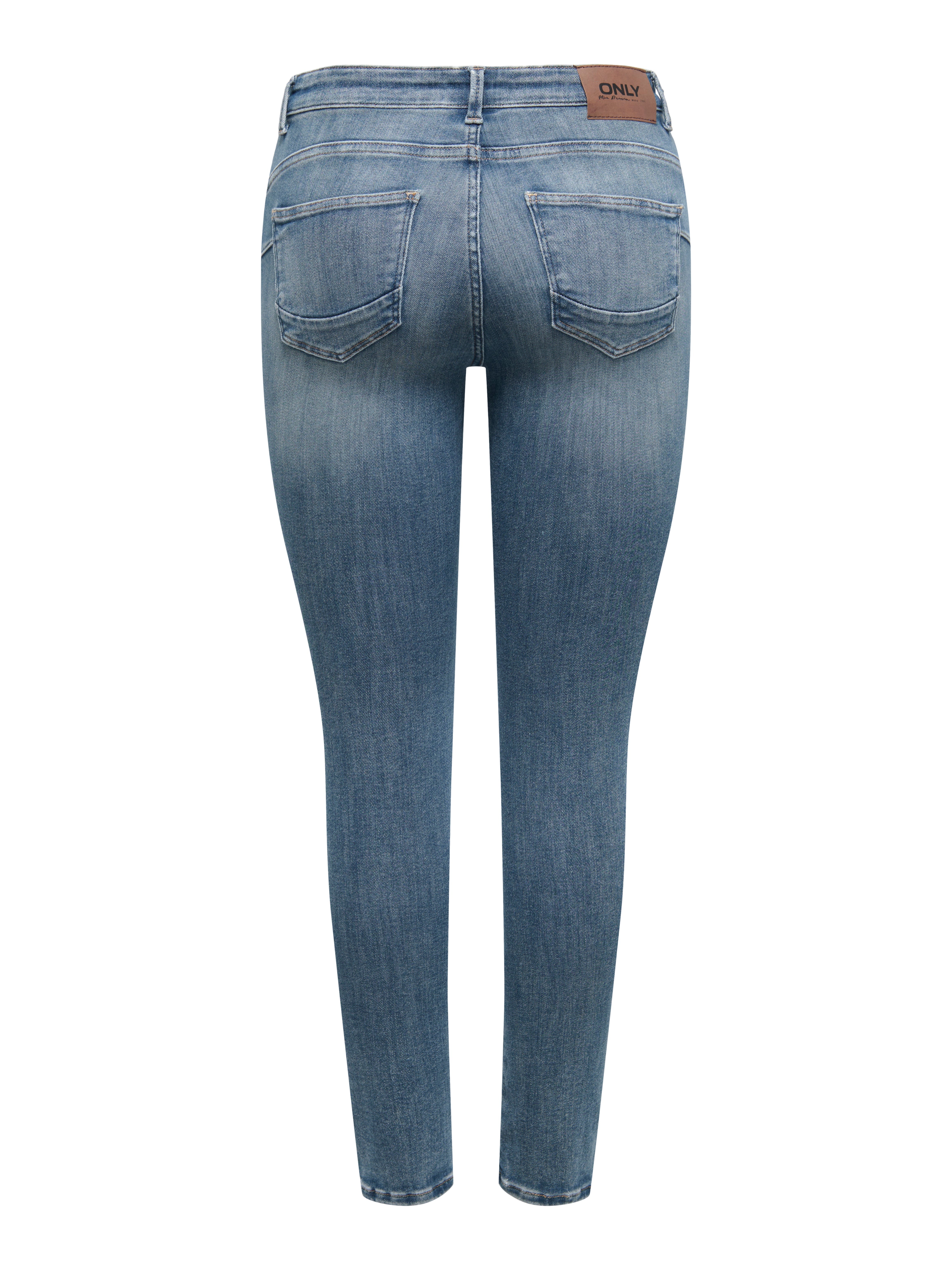 Thumbnail - Onlpower Mid Rise Skinny Fit Jeans