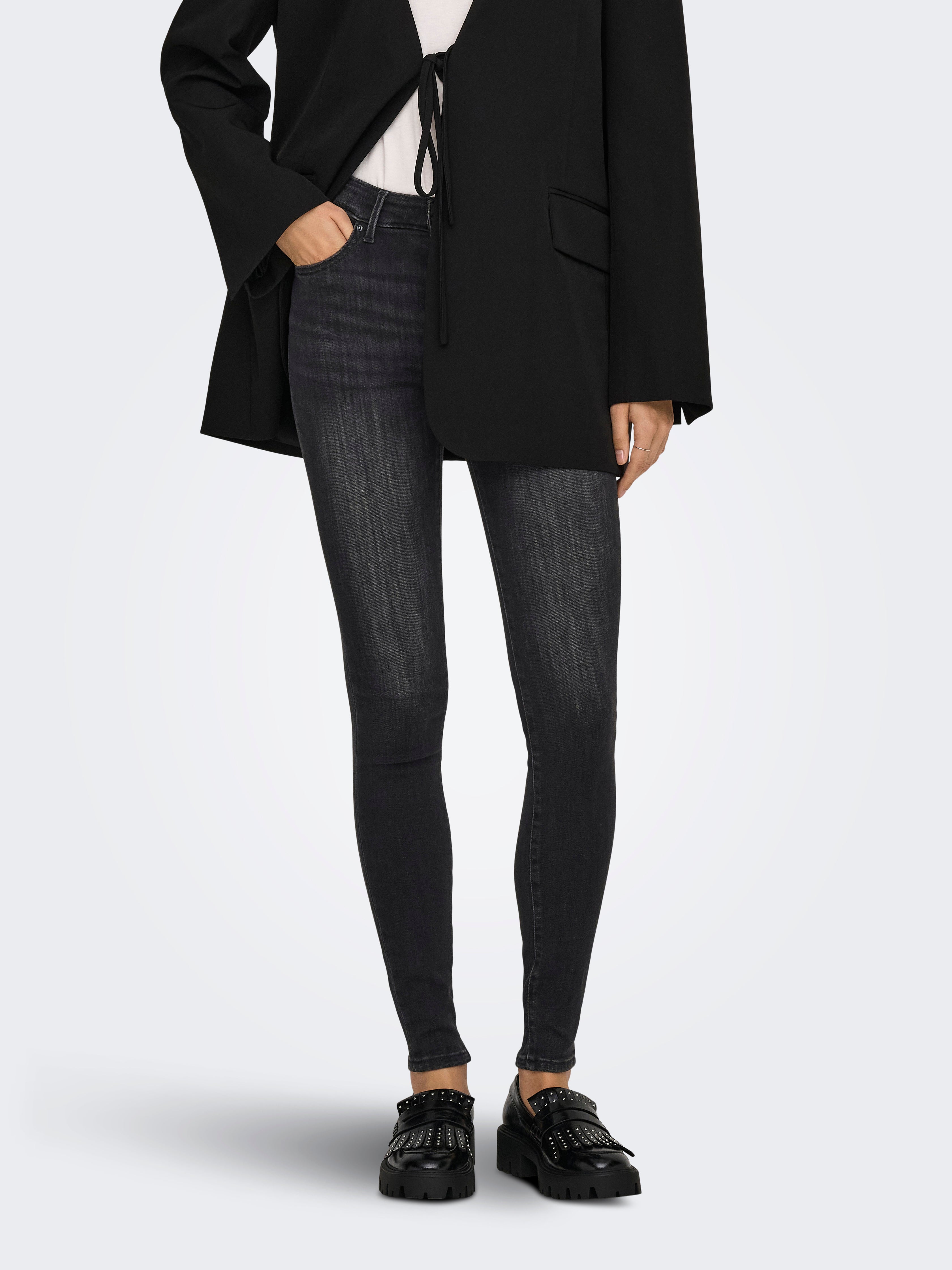 Thumbnail - Onlpower Mid Rise Skinny Fit Jeans