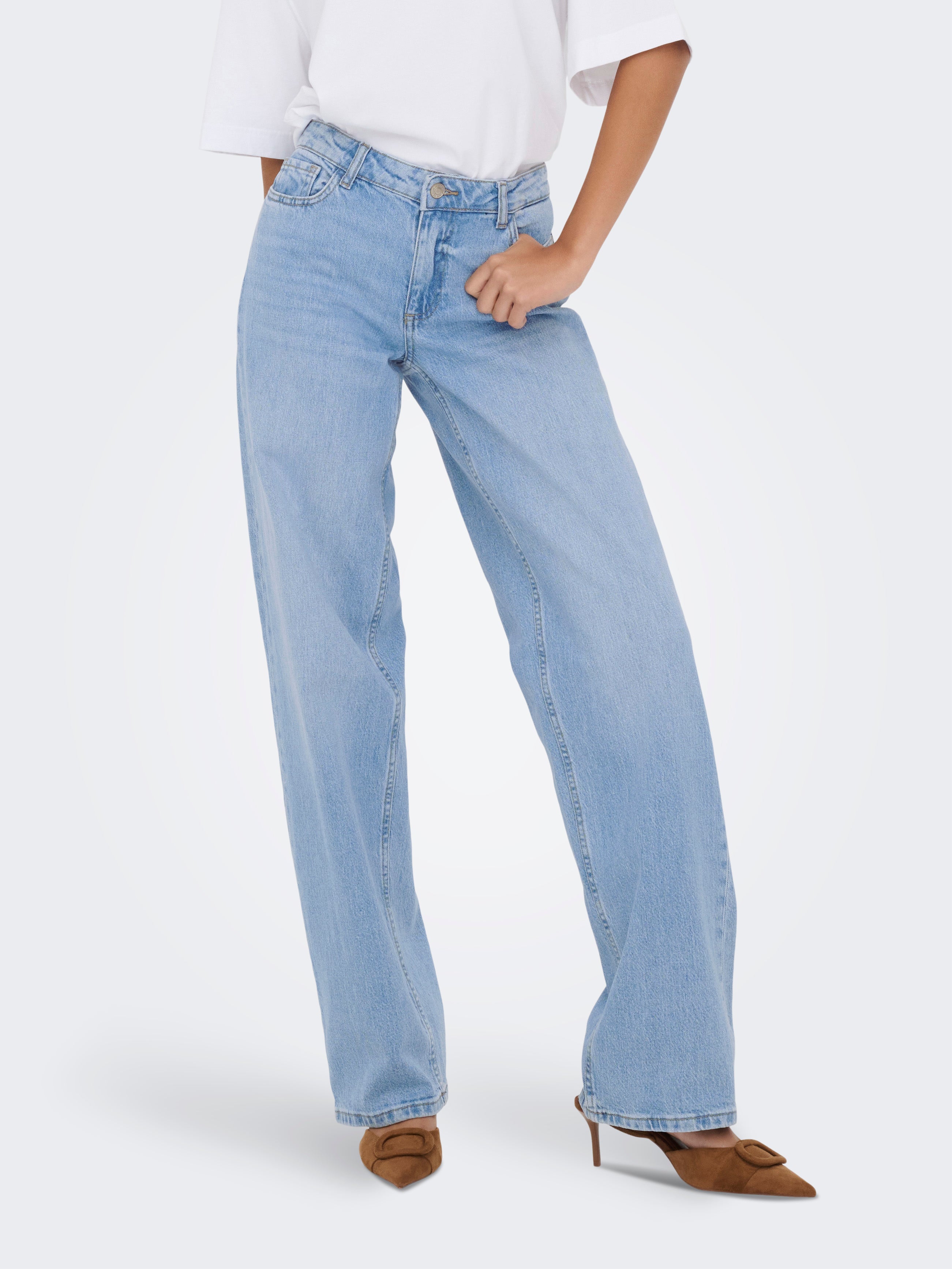 Jdykatie Niedrige Taille Gerade Geschnitten Jeans