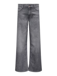 ONLY JDYRUBY Mid waist Loose fit Jeans -Medium Grey Denim - 15366878
