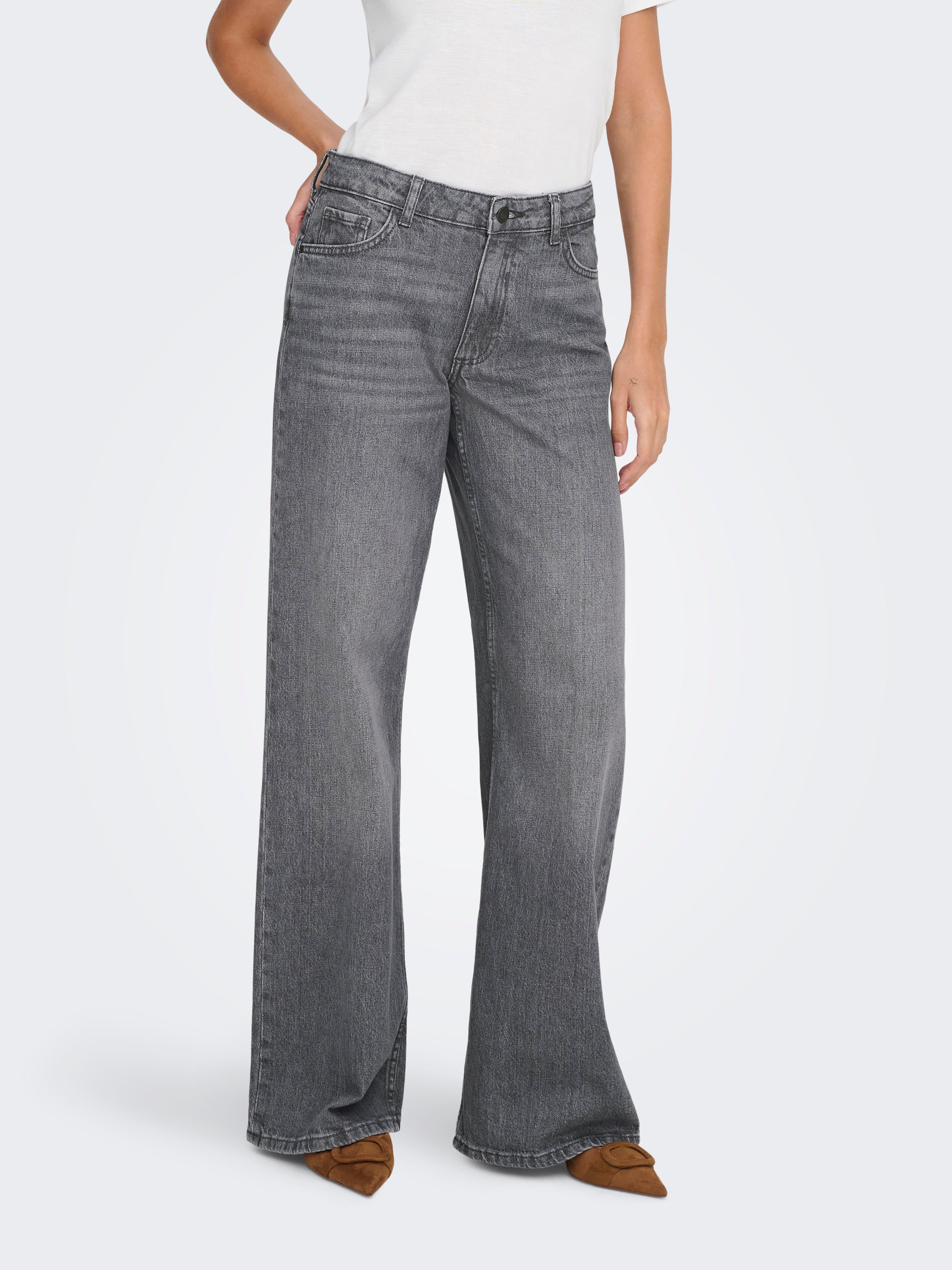 Thumbnail - Jdyruby Mittlere Taille Locker Geschnitten Jeans