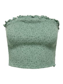 ONLY Tavapärane lõige Õlapaelteta Top -Balsam Green - 15366881