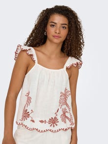 ONLY JDYPALMA Top -Cloud Dancer - 15366939