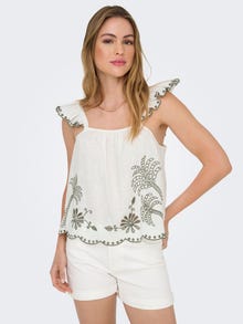 ONLY JDYPALMA Top -Cloud Dancer - 15366939