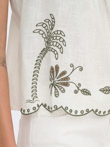 ONLY JDYPALMA Top -Cloud Dancer - 15366939