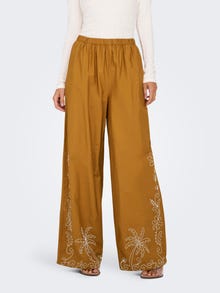 ONLY JDYELIZA Weiter Beinschnitt Hose -Golden Brown - 15367069