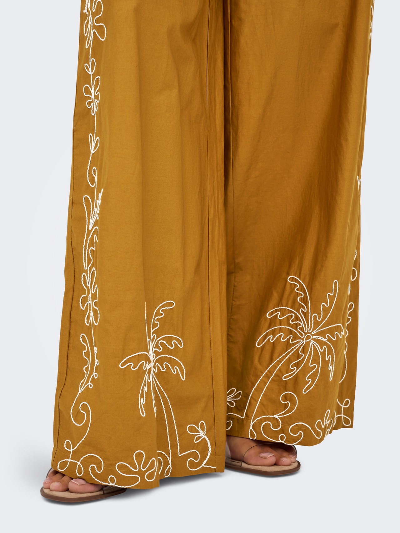 ONLY JDYELIZA Weiter Beinschnitt Hose -Golden Brown - 15367069