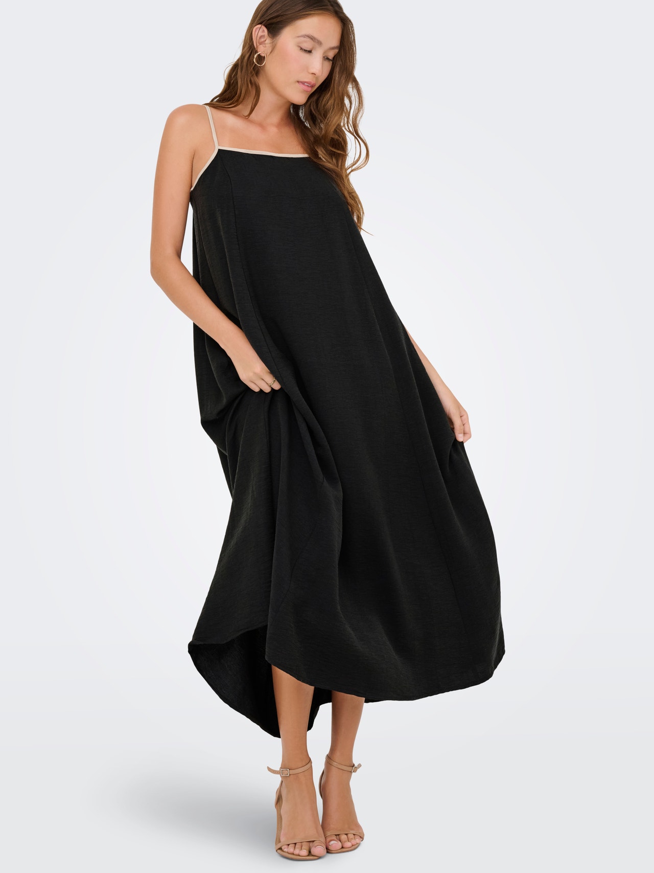 ONLY ONLLINO Long dress -Black - 15367167