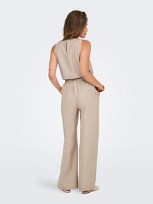 ONLY ONLLINO Krój regularny Spodnie -Oxford Tan - 15367169