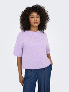 ONLY JDYLINEA Striktrøje -Pastel Lilac - 15367237