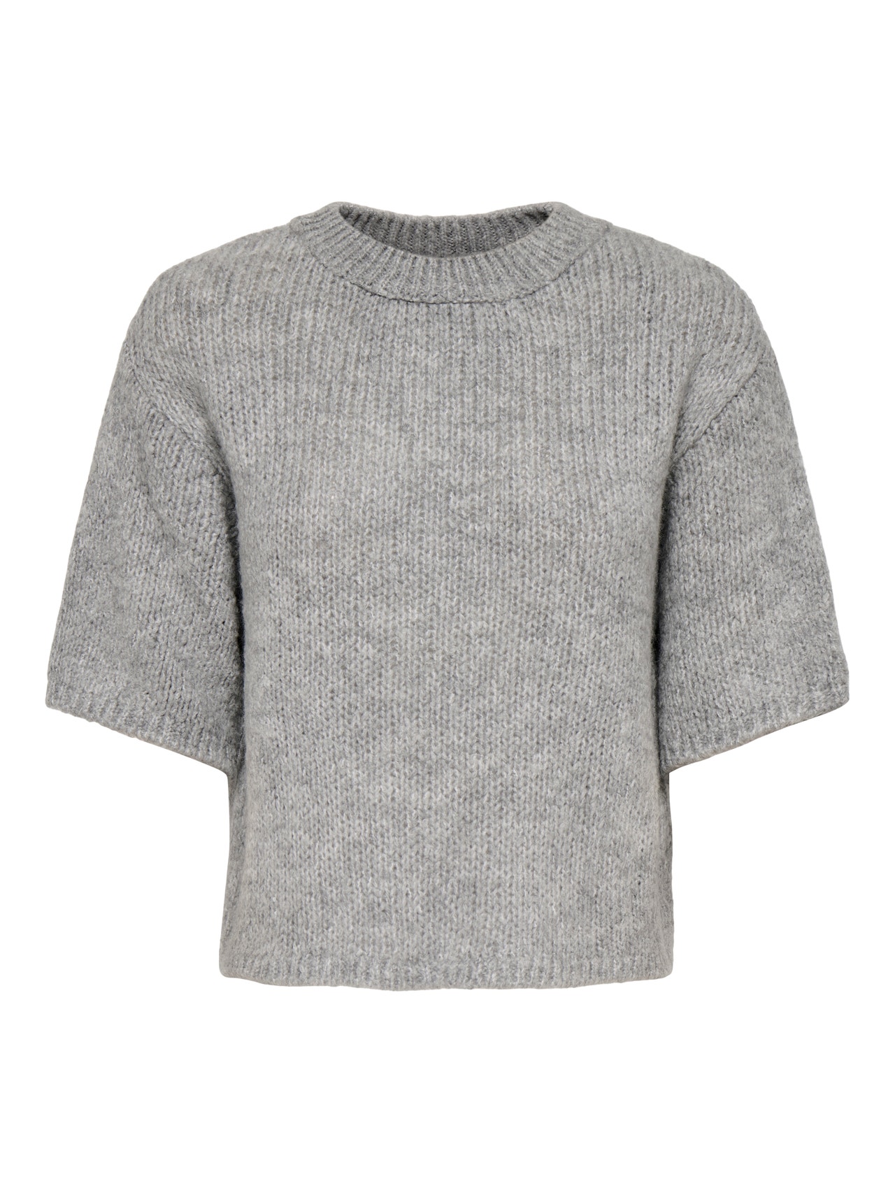 ONLY JDYLINEA Knitted pullover -Light Grey Melange - 15367237