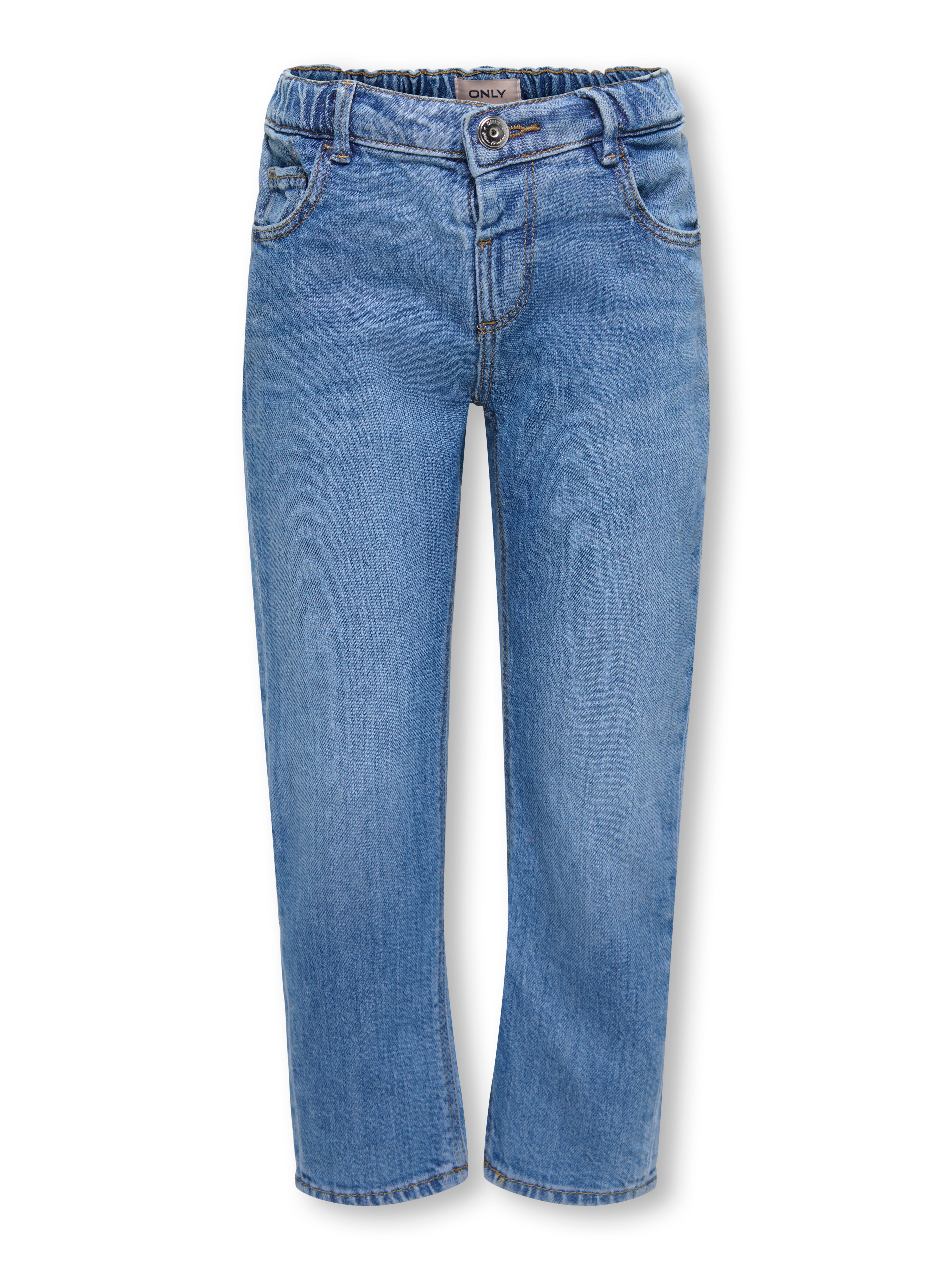 Thumbnail - Kmgvalentine Mittlere Taille Gerade Geschnitten Jeans