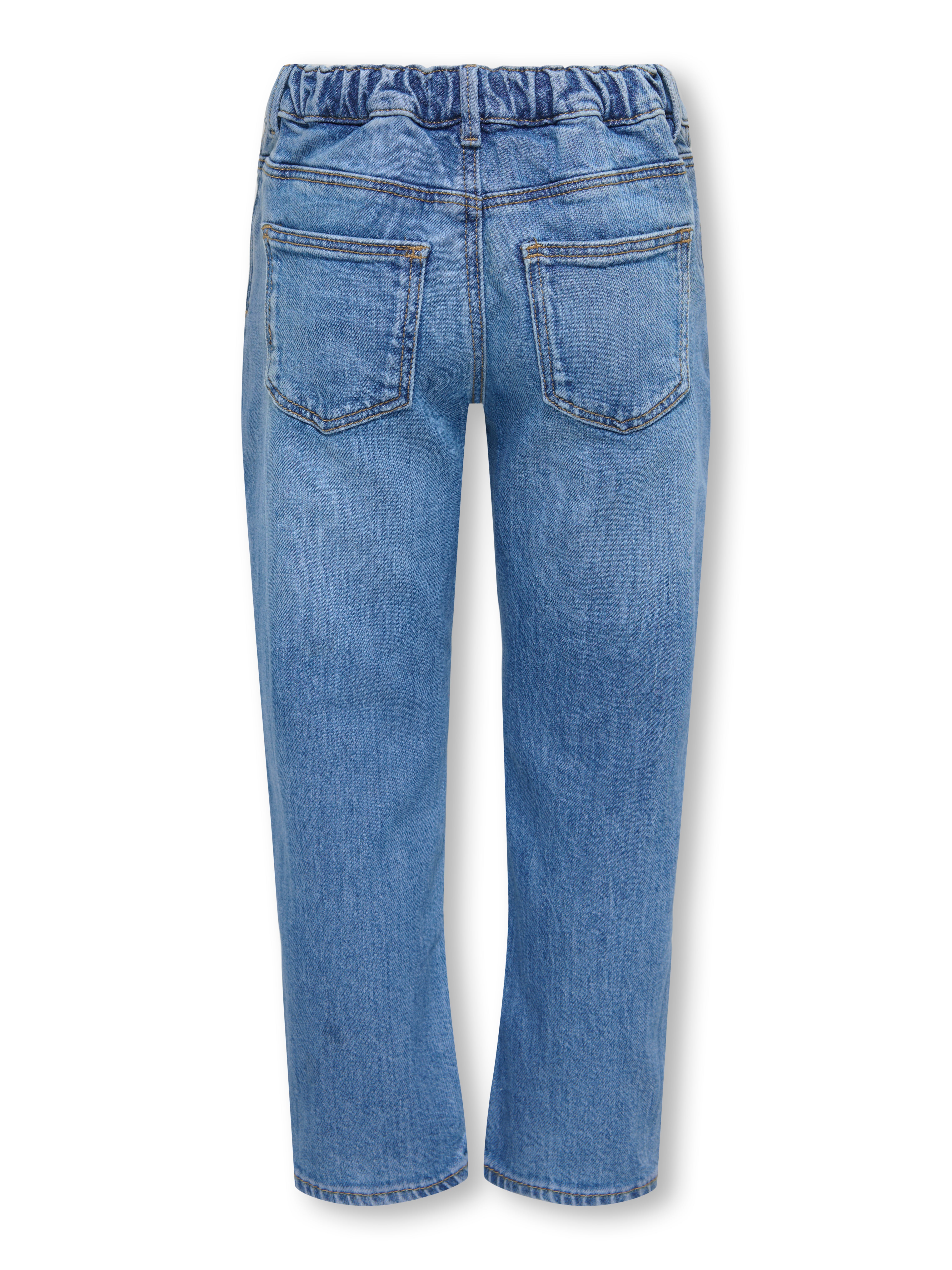 Thumbnail - Kmgvalentine Mittlere Taille Gerade Geschnitten Jeans