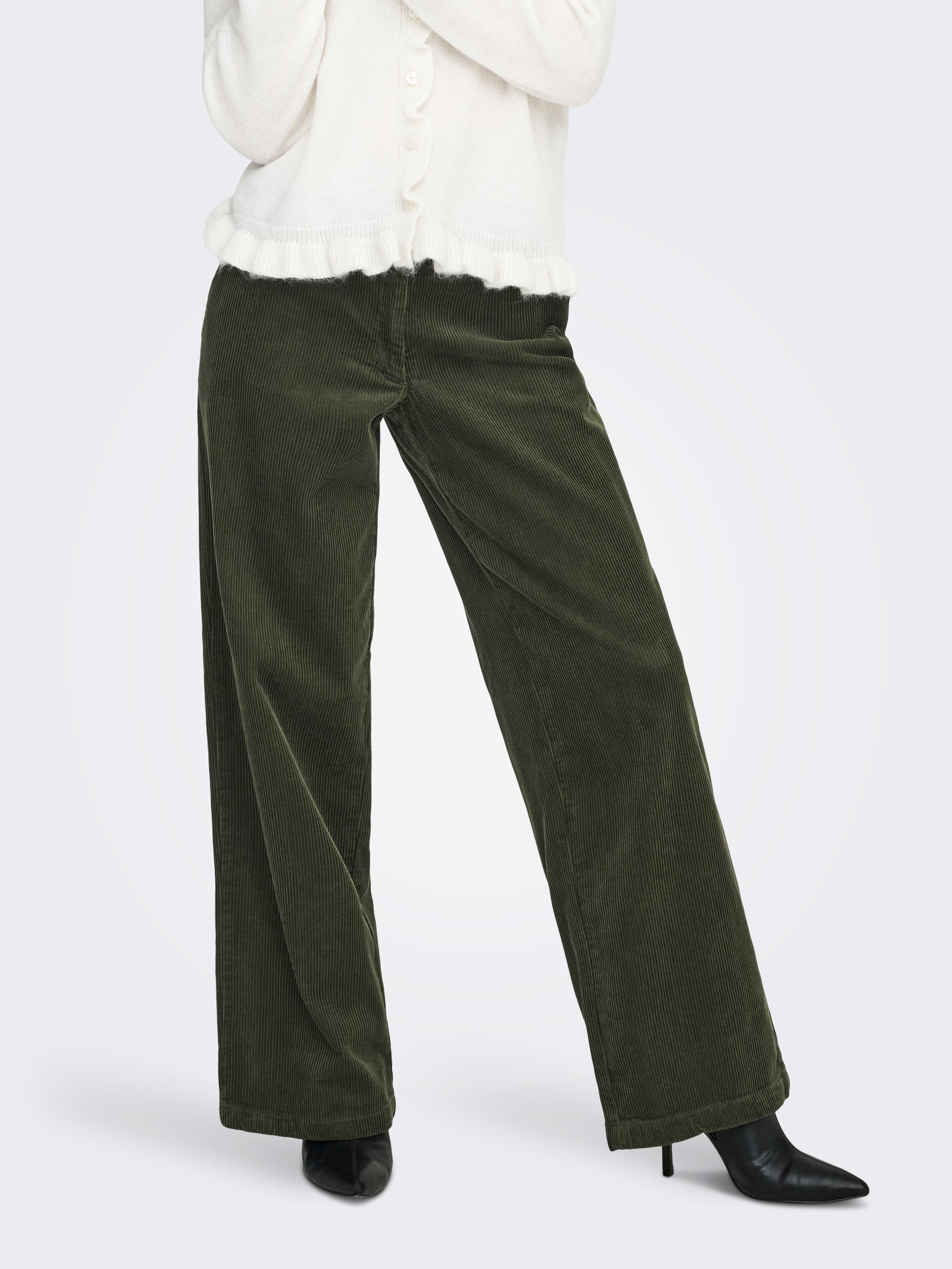 Jdyshiraz Gerade Geschnitten Cordhose