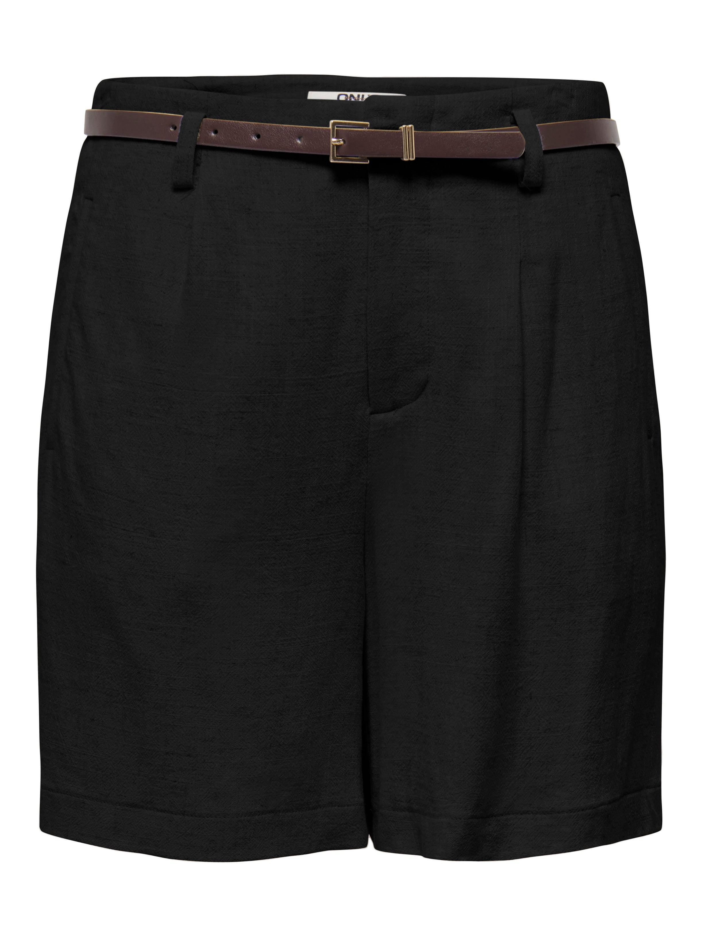 Thumbnail - Onlsiesta Normal Geschnitten Leinen Shorts