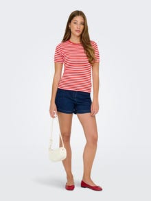 ONLY ONLELLI T-shirt -Spicy Orange - 15367475