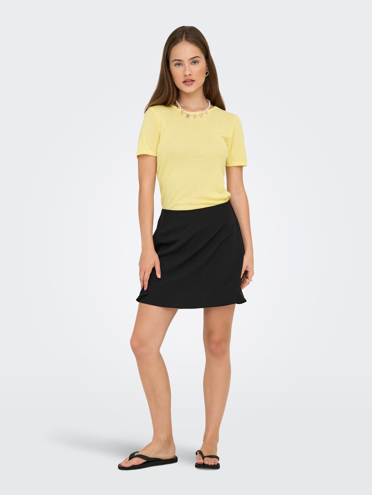 ONLY ONLELLI T-shirt -Lemon Meringue - 15367475