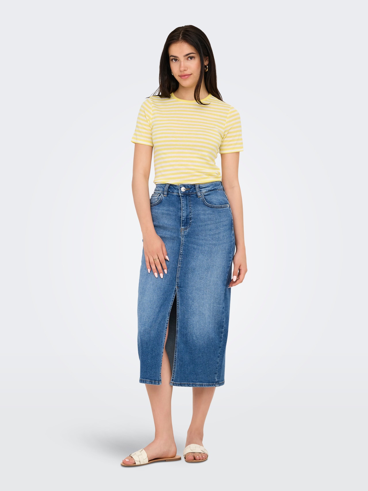 ONLY ONLELLI T-shirt -Lemon Meringue - 15367475