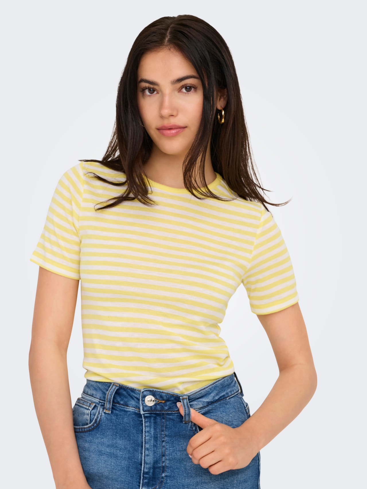 ONLY ONLELLI T-shirt -Lemon Meringue - 15367475