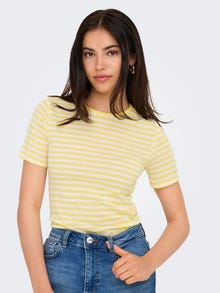 ONLY ONLELLI T-shirt -Lemon Meringue - 15367475