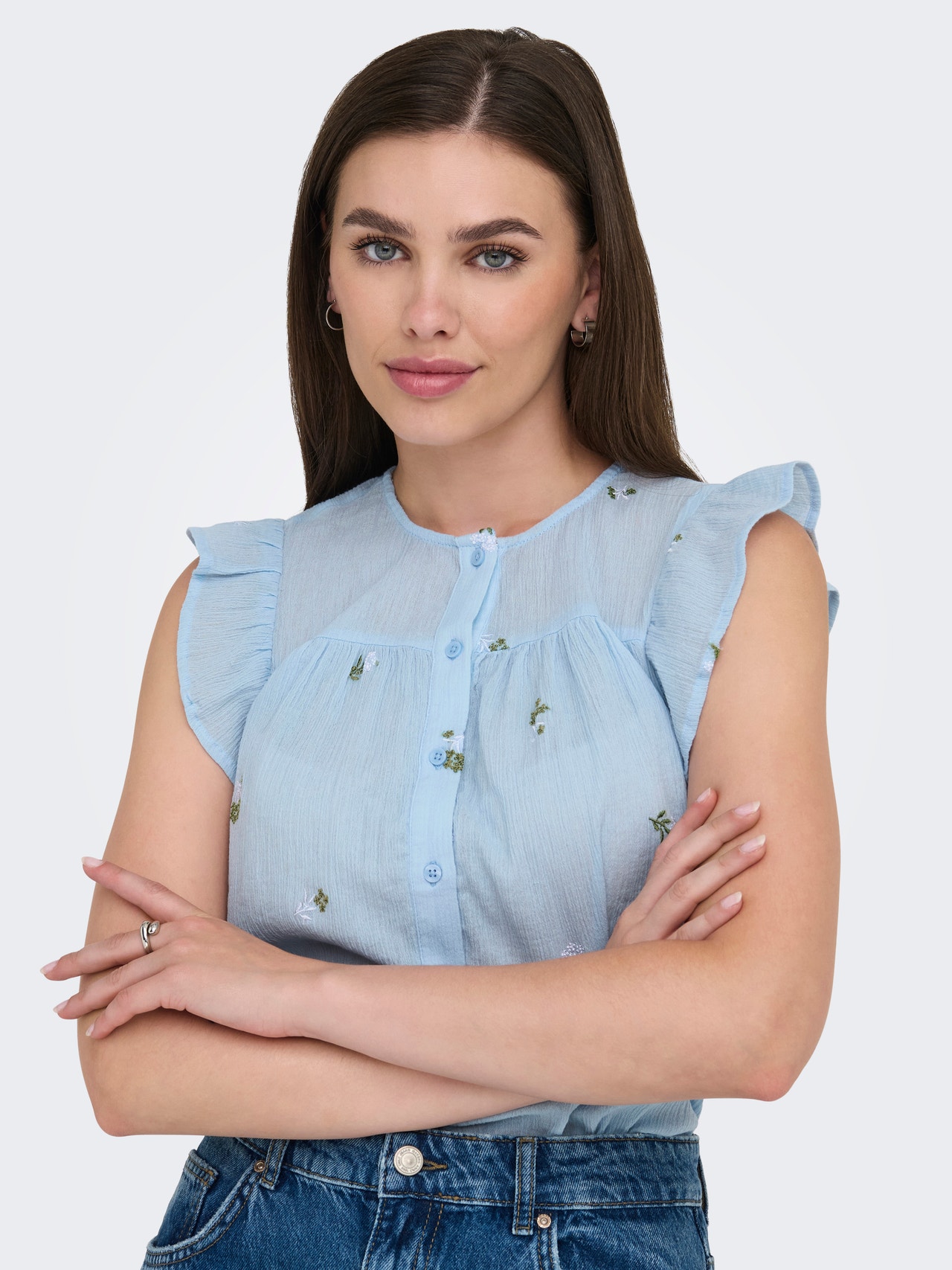 ONLY JDYALBA Hemd -Cashmere Blue - 15367579