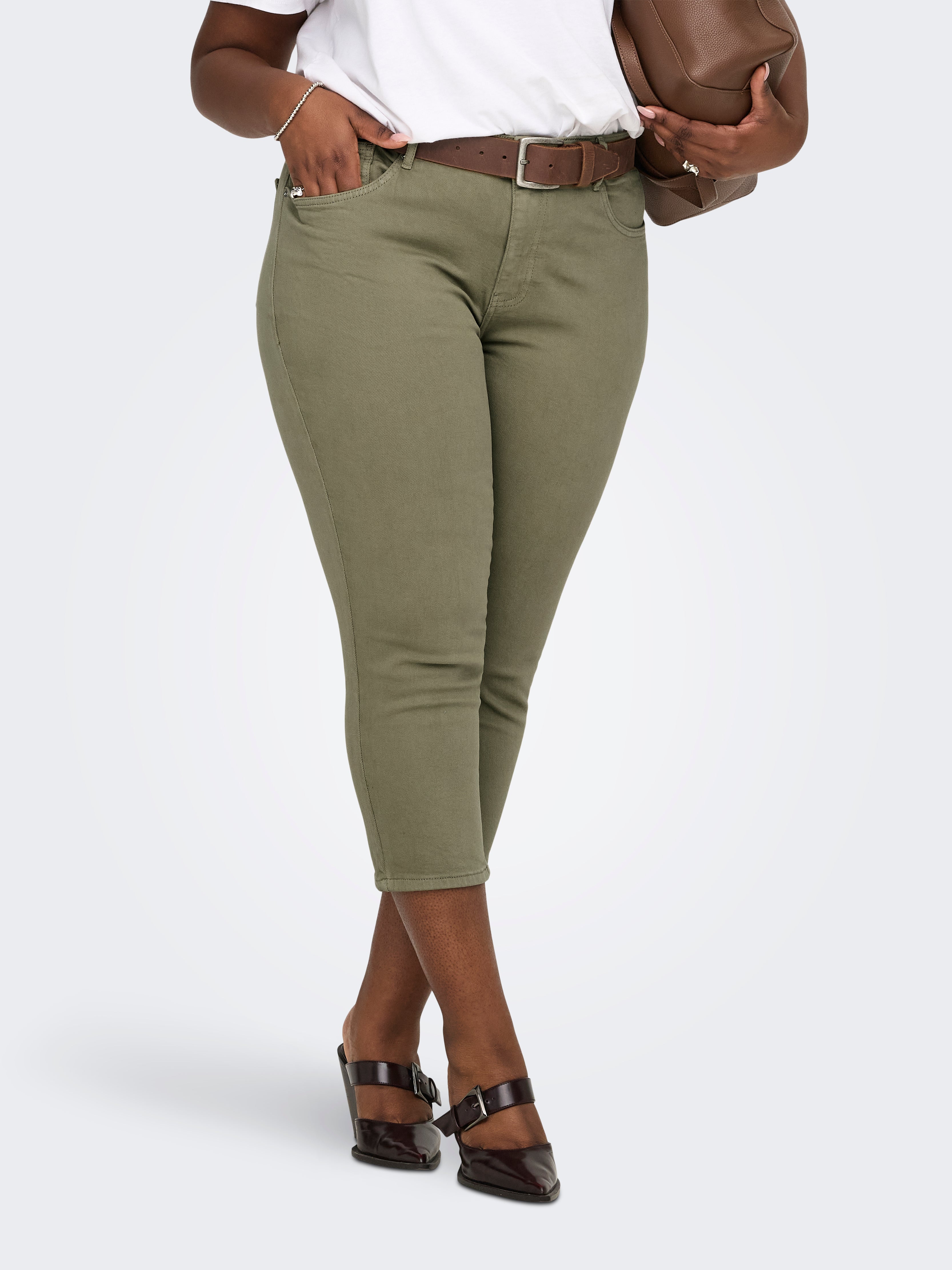 Carwilly Verkürzt Jeans