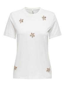 ONLY ONLLENE T-shirt -Cloud Dancer - 15367804