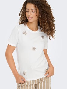 ONLY ONLLENE T-shirt -Cloud Dancer - 15367804