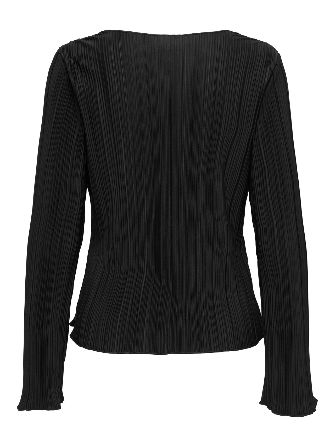 ONLY ONLPERY Plissé top -Black - 15368012