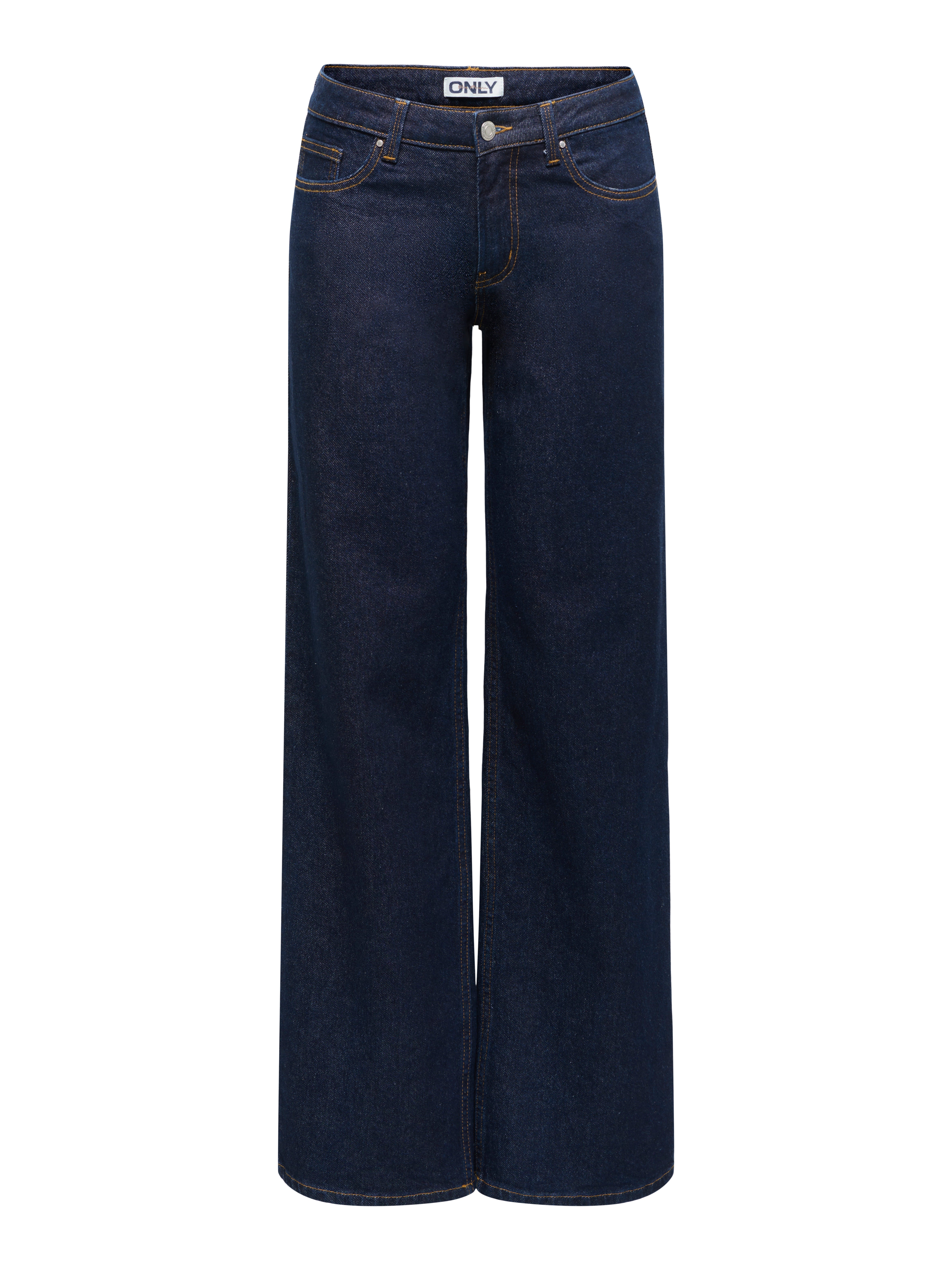 Onljuicy Hohe Taille Gerade Geschnitten Jeans