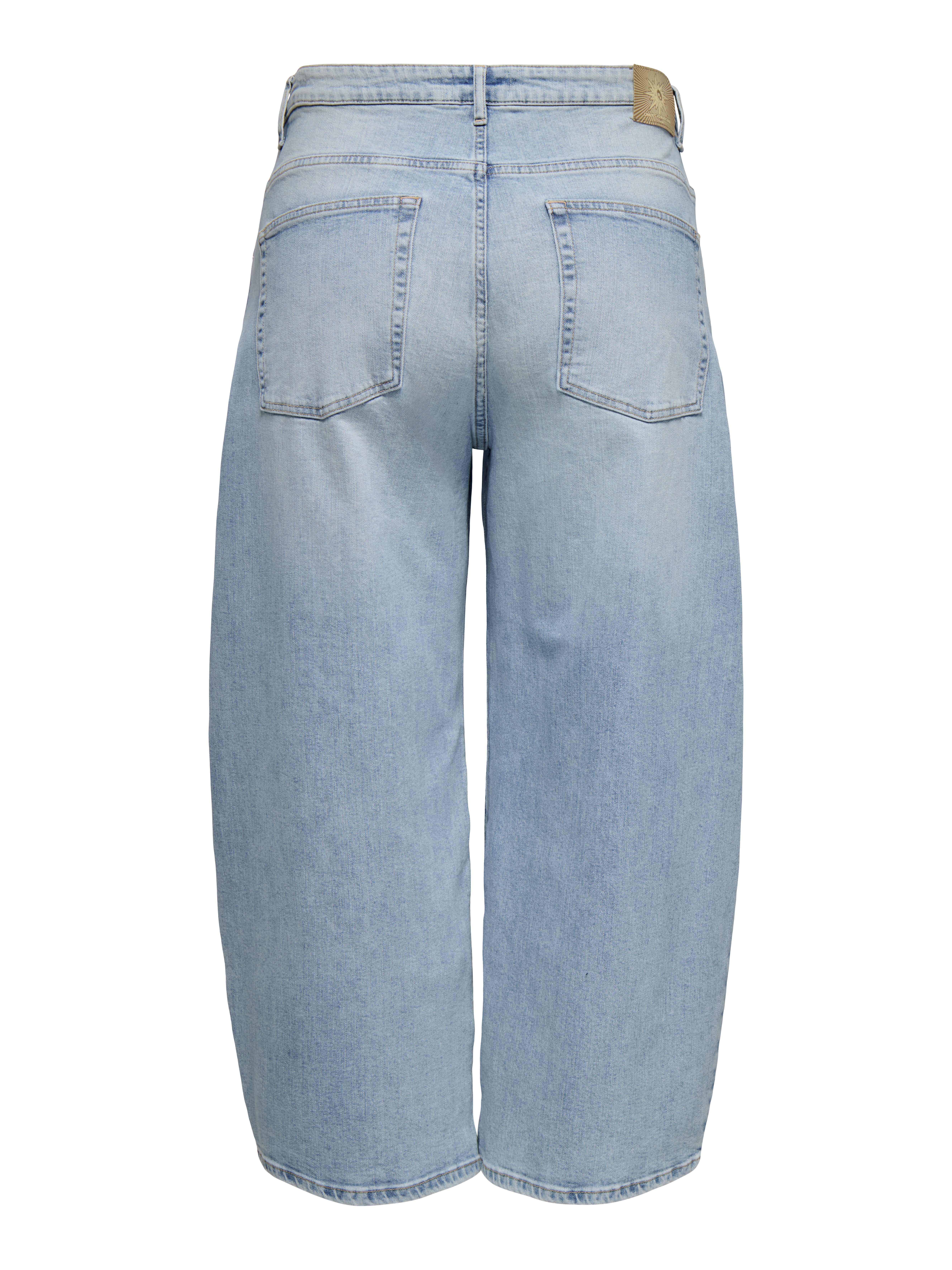 Thumbnail - Cartaylor Hohe Taille Barrel Fit Knöchellang Jeans