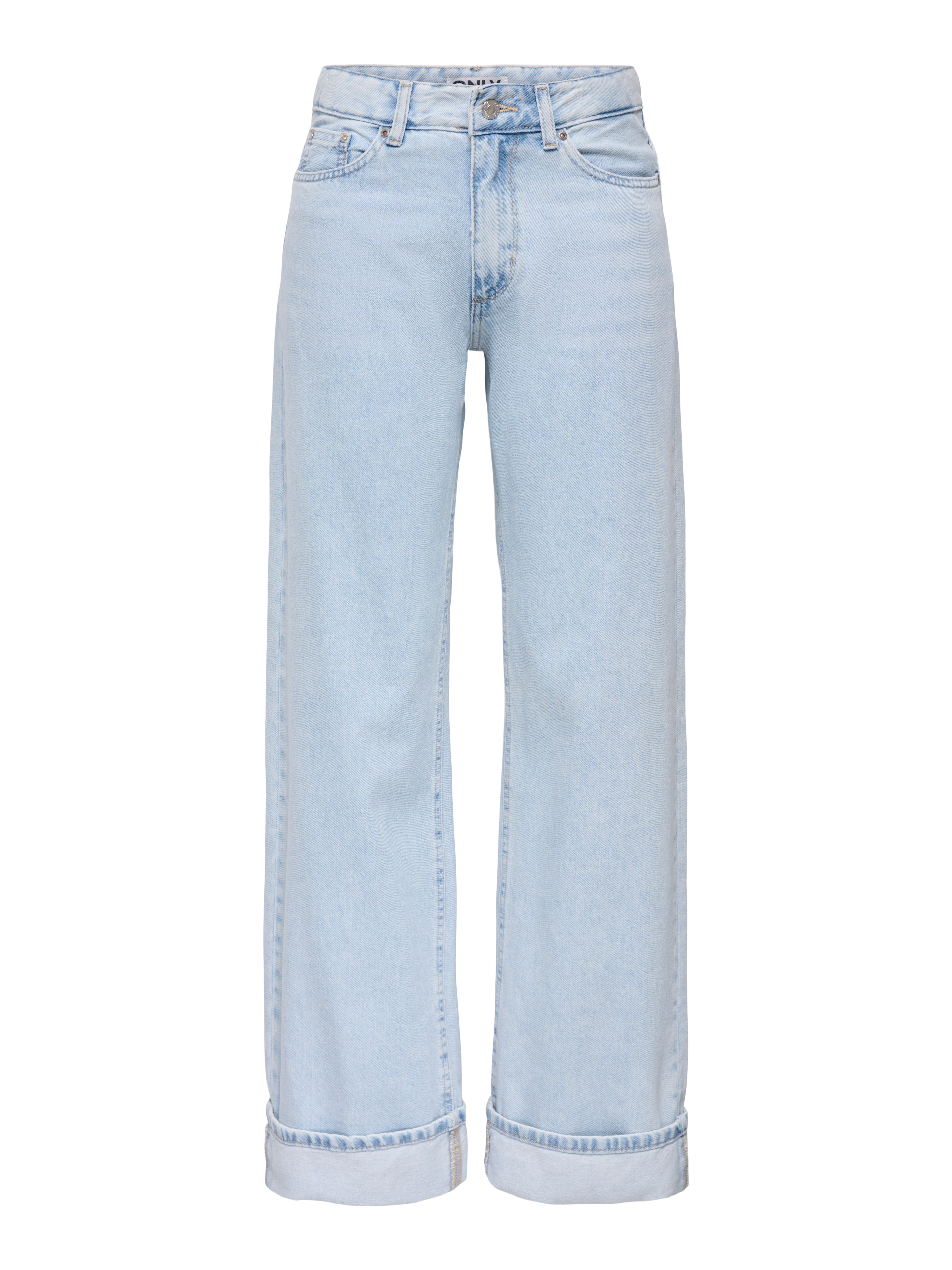 Thumbnail - Onlella Mittlere Taille Weiter Beinschnitt Jeans