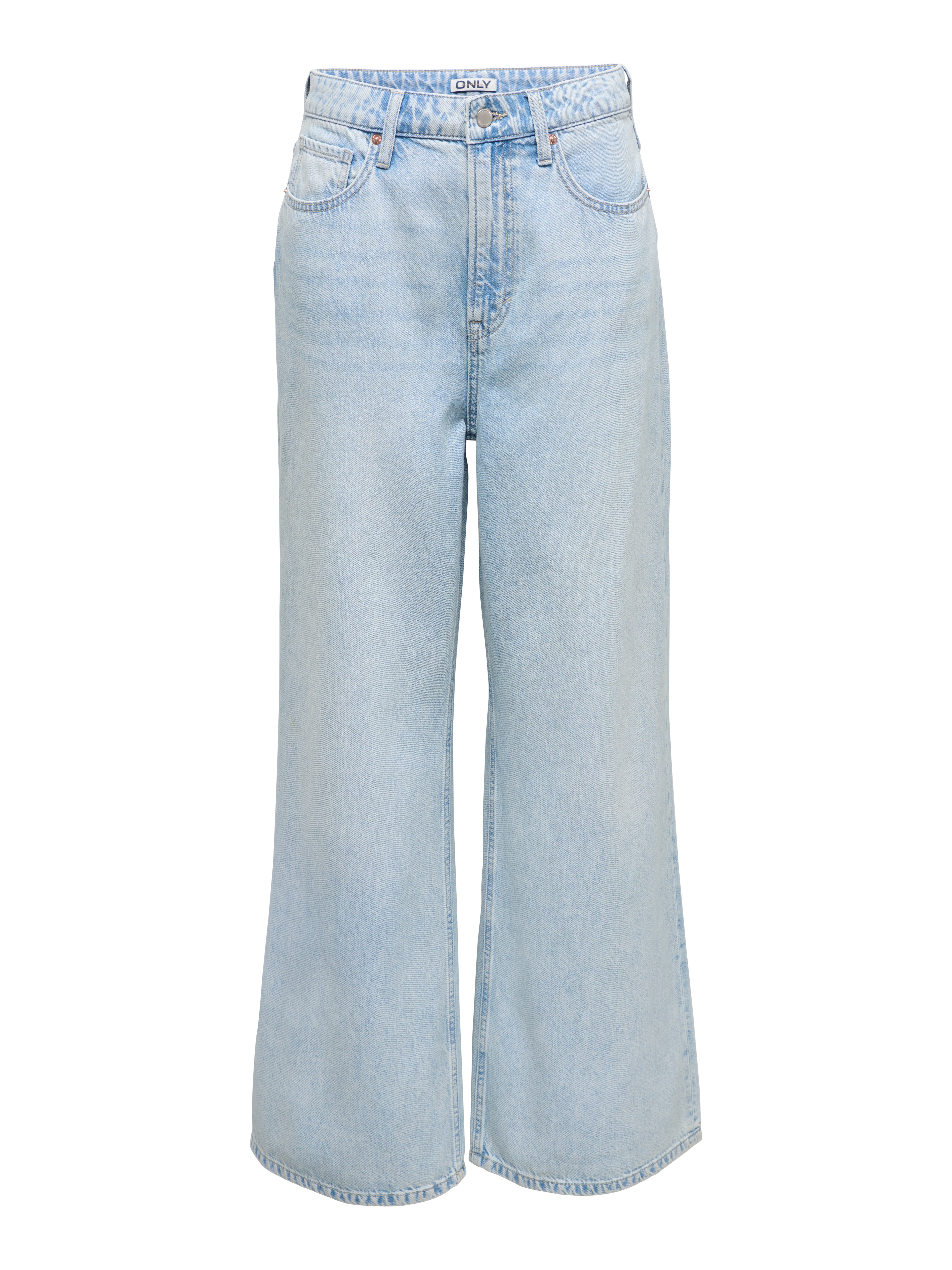 Thumbnail - Onlsilky Hohe Taille Weiter Beinschnitt Jeans