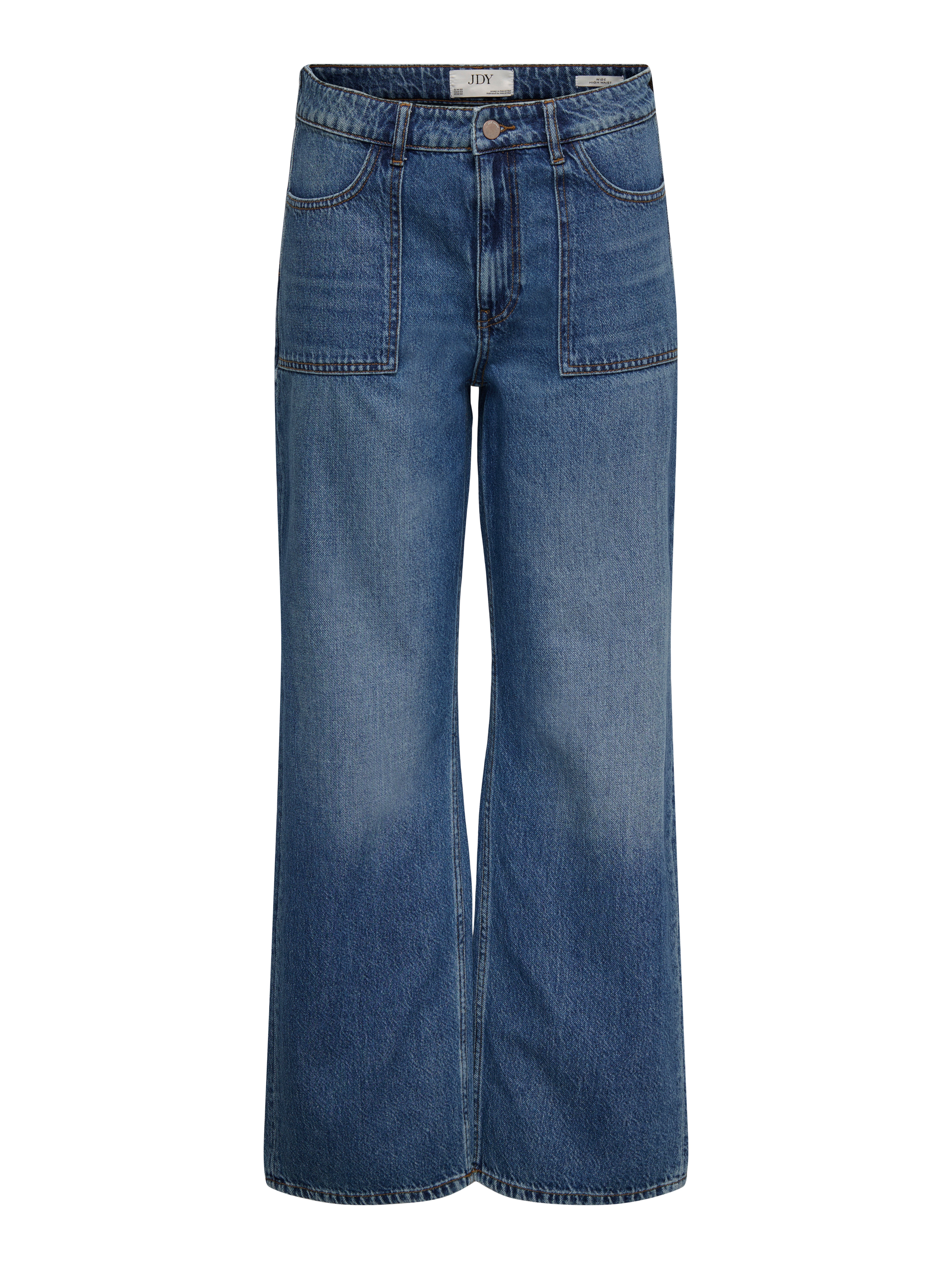 Thumbnail - Jdymaya Hohe Taille Weiter Beinschnitt Jeans