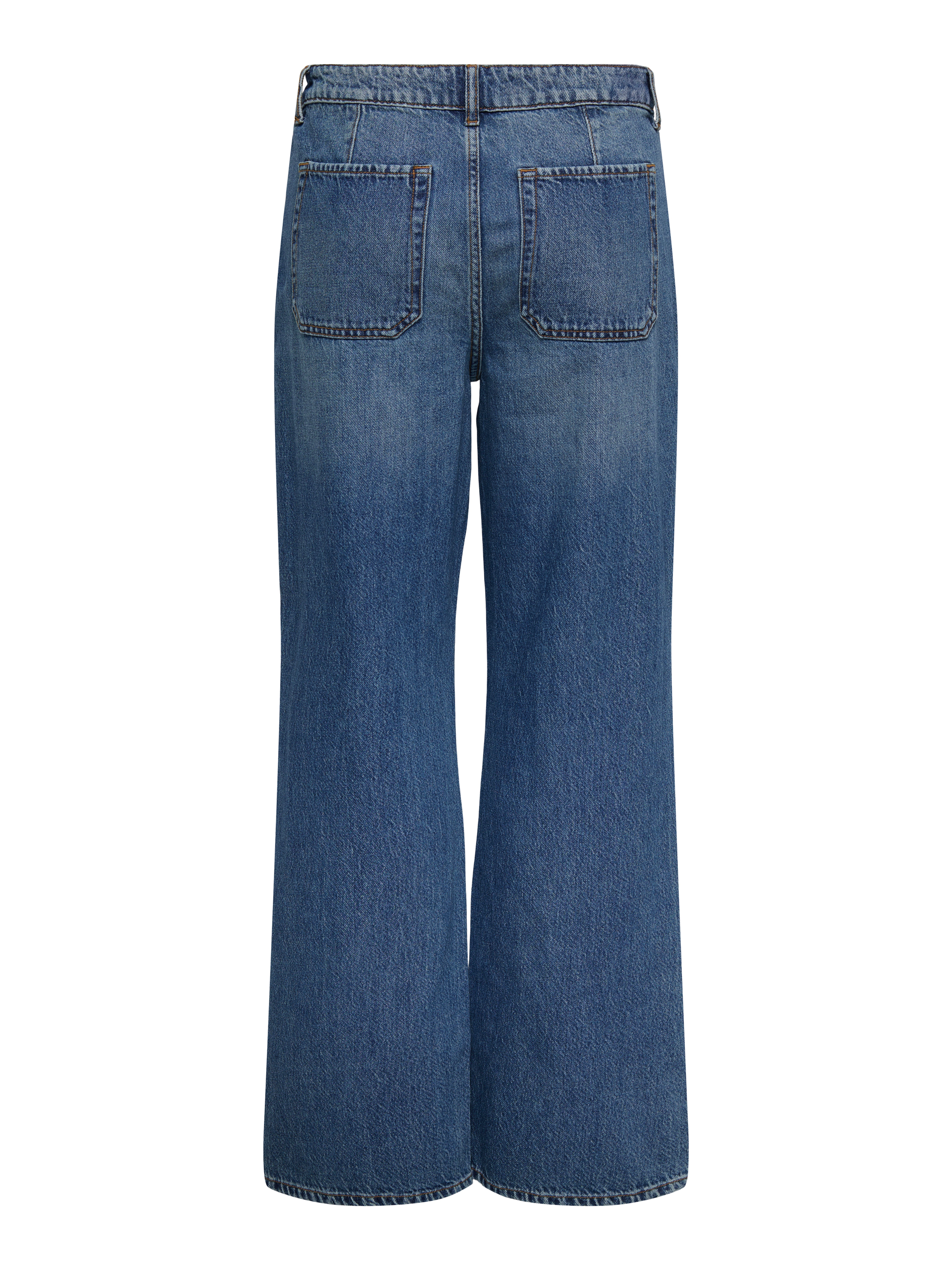 Thumbnail - Jdymaya Hohe Taille Weiter Beinschnitt Jeans