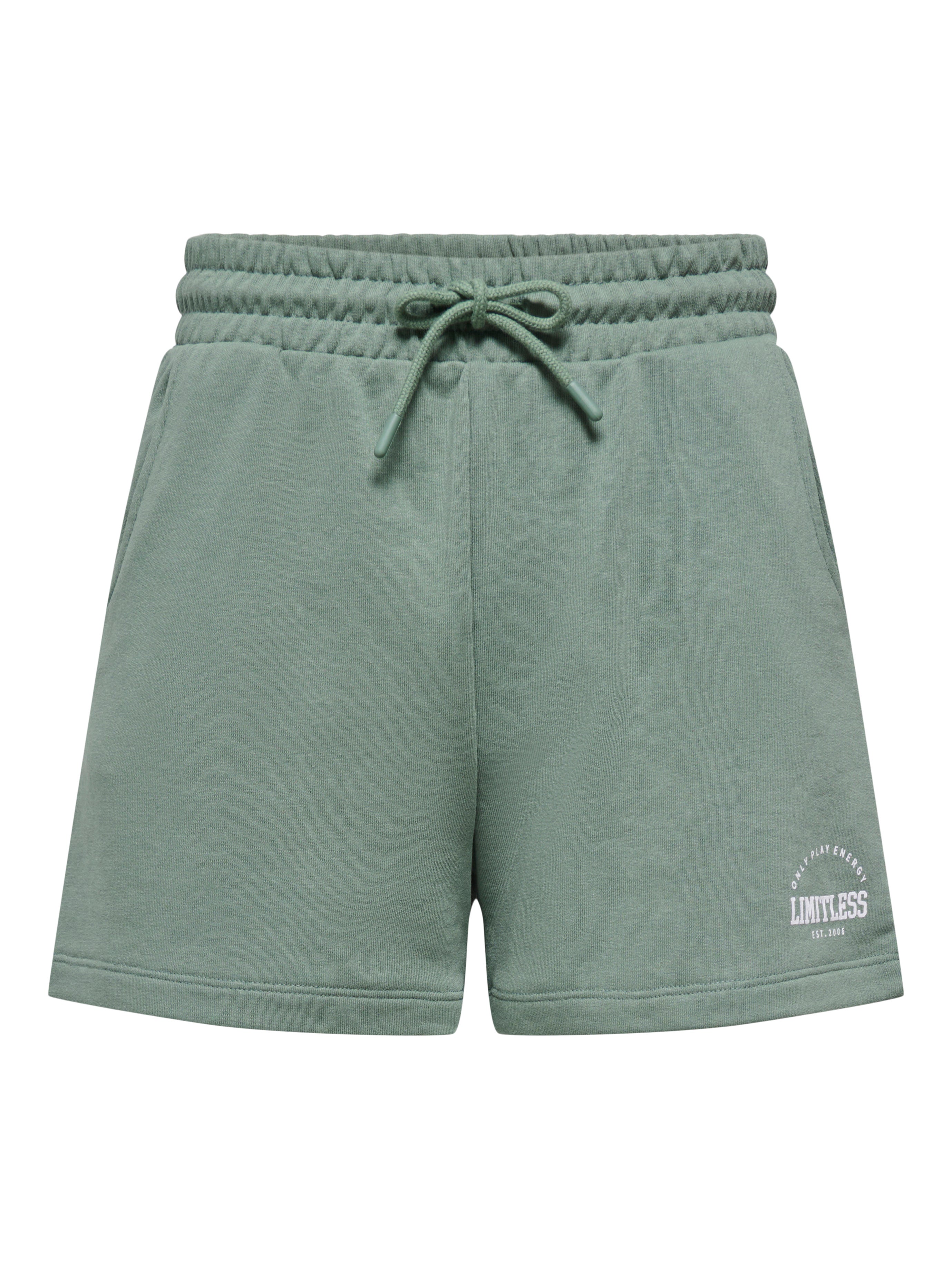 Onpcava Hohe Taille Locker Geschnitten Sweat-shorts