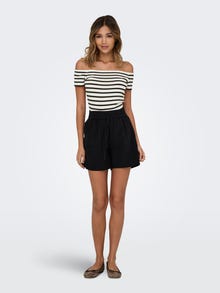 ONLY Tavapärane lõige Sirge kaelus Top -Cloud Dancer - 15369909