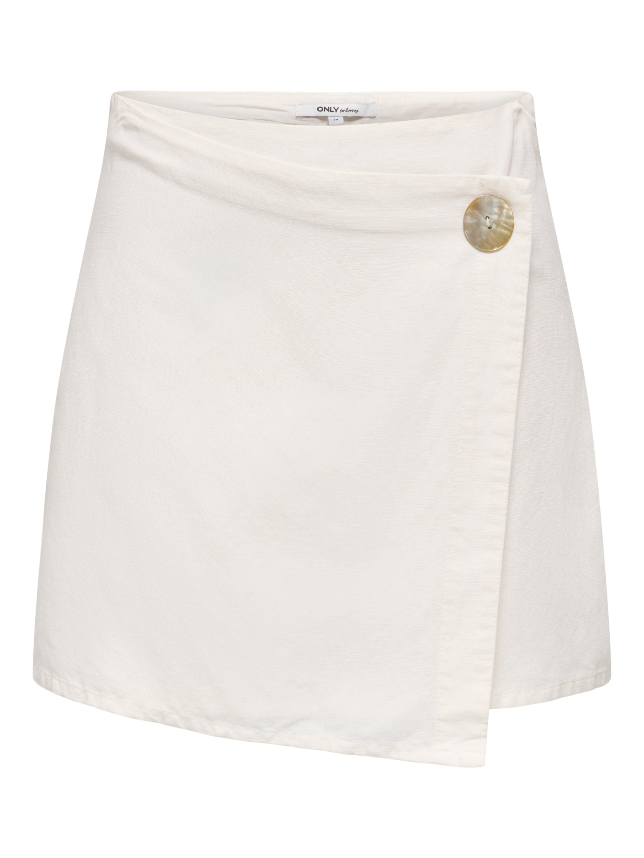 Onlelene Leinen Rock Kurzer Rock