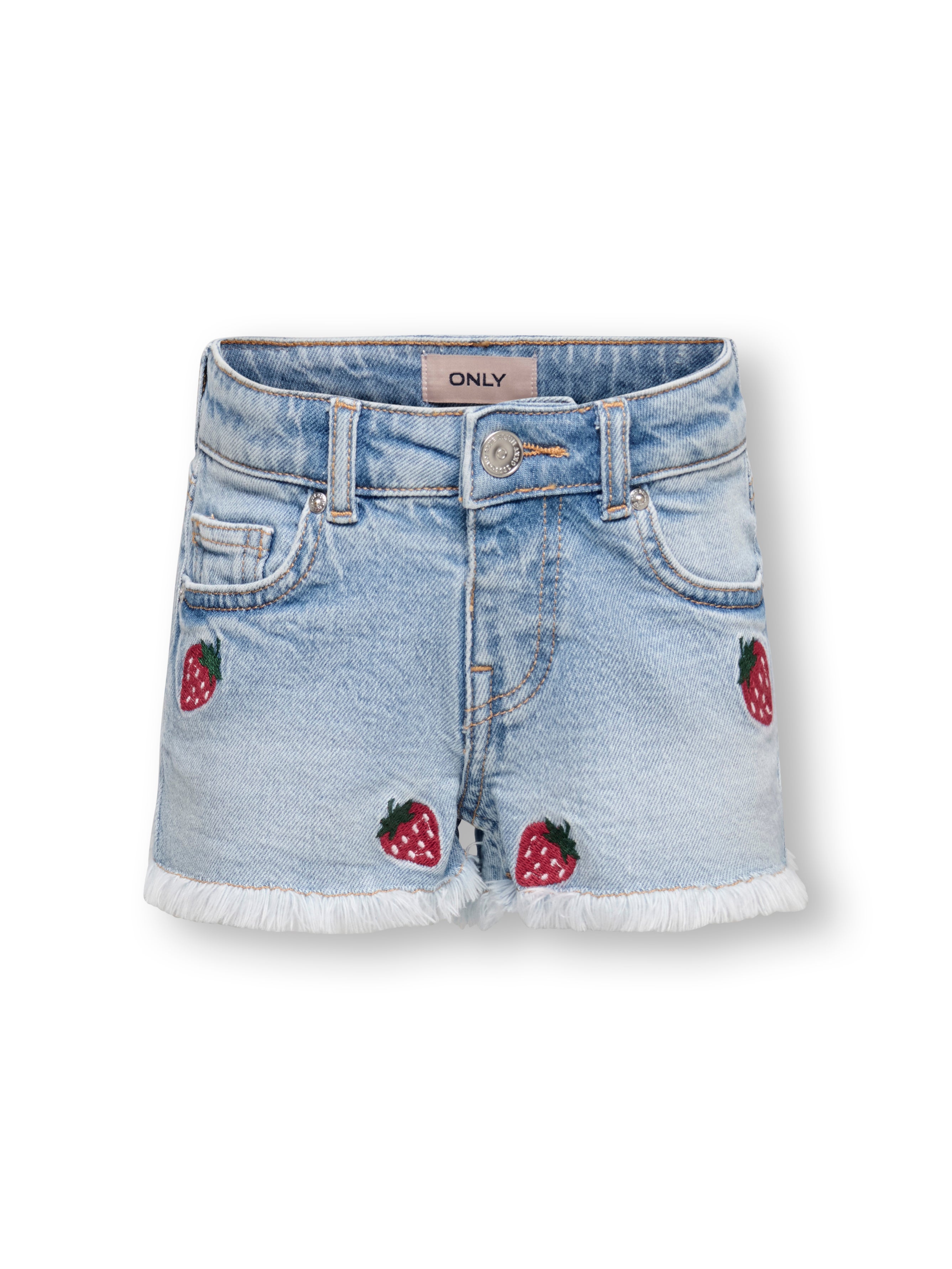 Thumbnail - Kmgrobyn Mittlere Taille Gerade Geschnitten Jeans-shorts