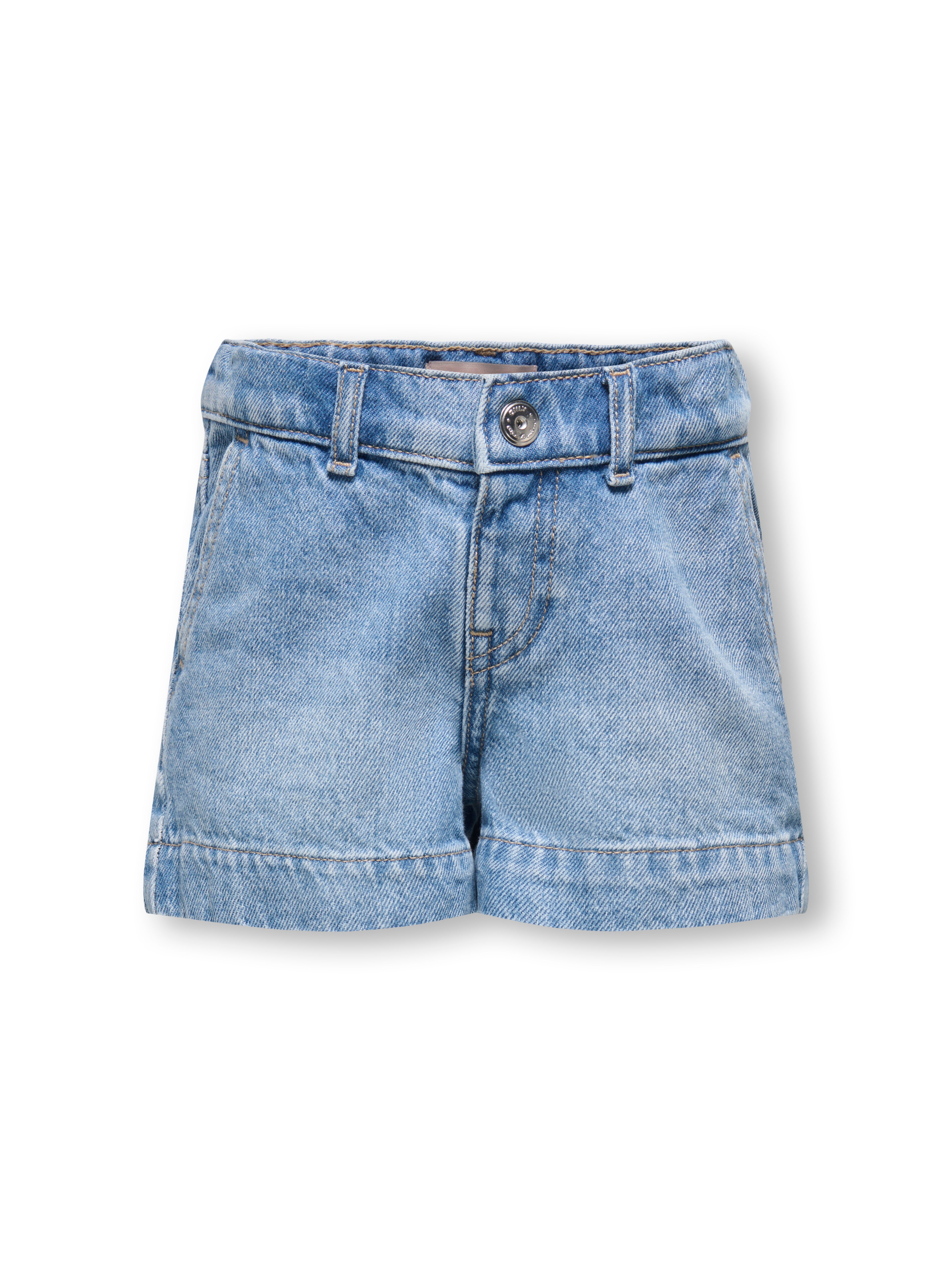Kmgcomet Mittlere Taille Weiter Beinschnitt Jeans-shorts