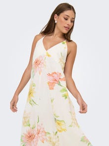 ONLY ONLOFELIA Long dress -Cloud Dancer - 15370629