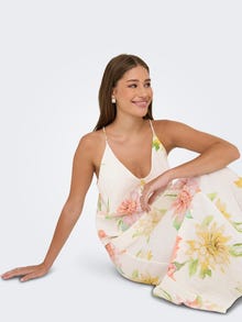 ONLY ONLOFELIA Long dress -Cloud Dancer - 15370629