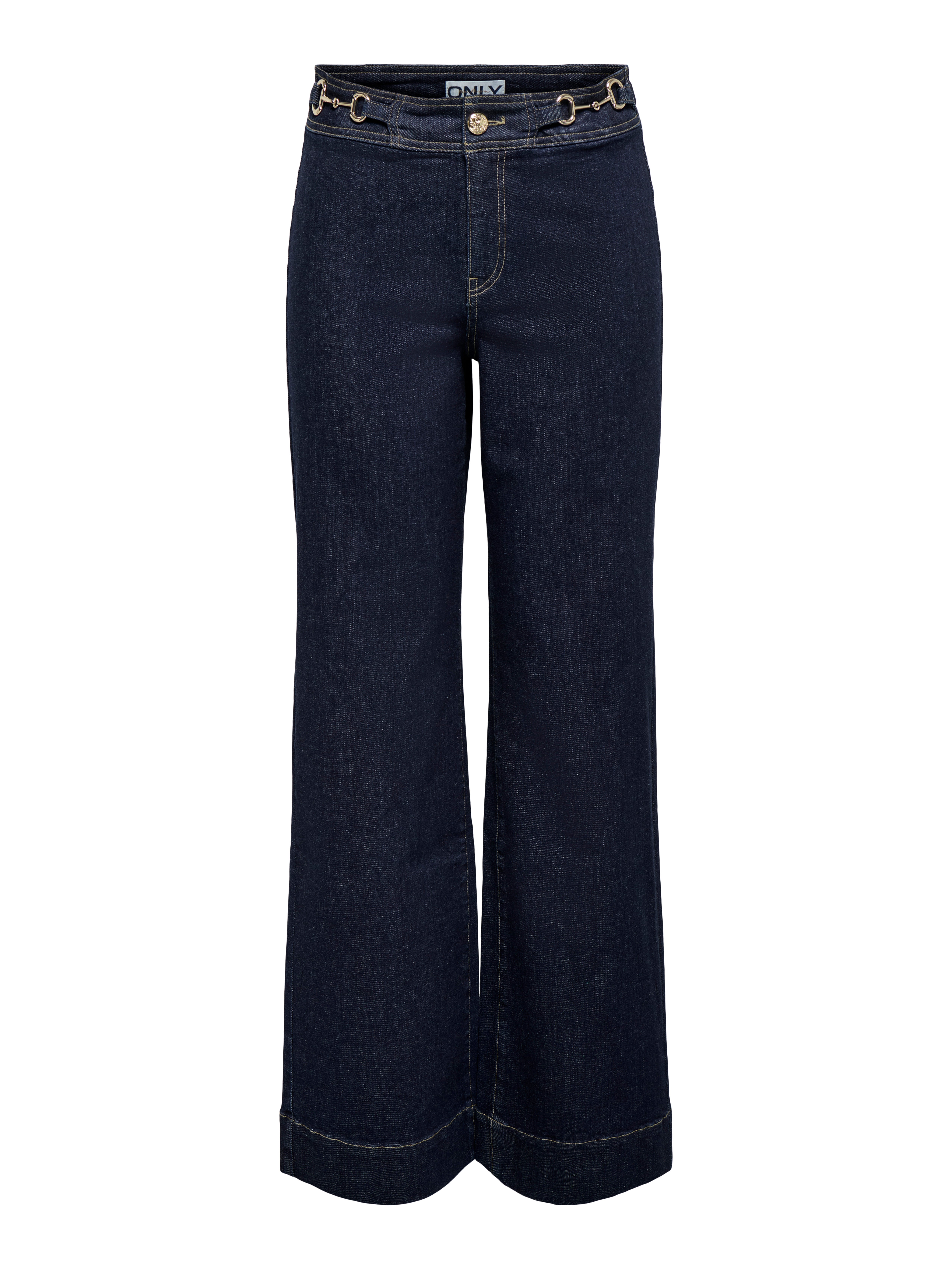 Onlmadison Hohe Taille Weiter Beinschnitt Jeans
